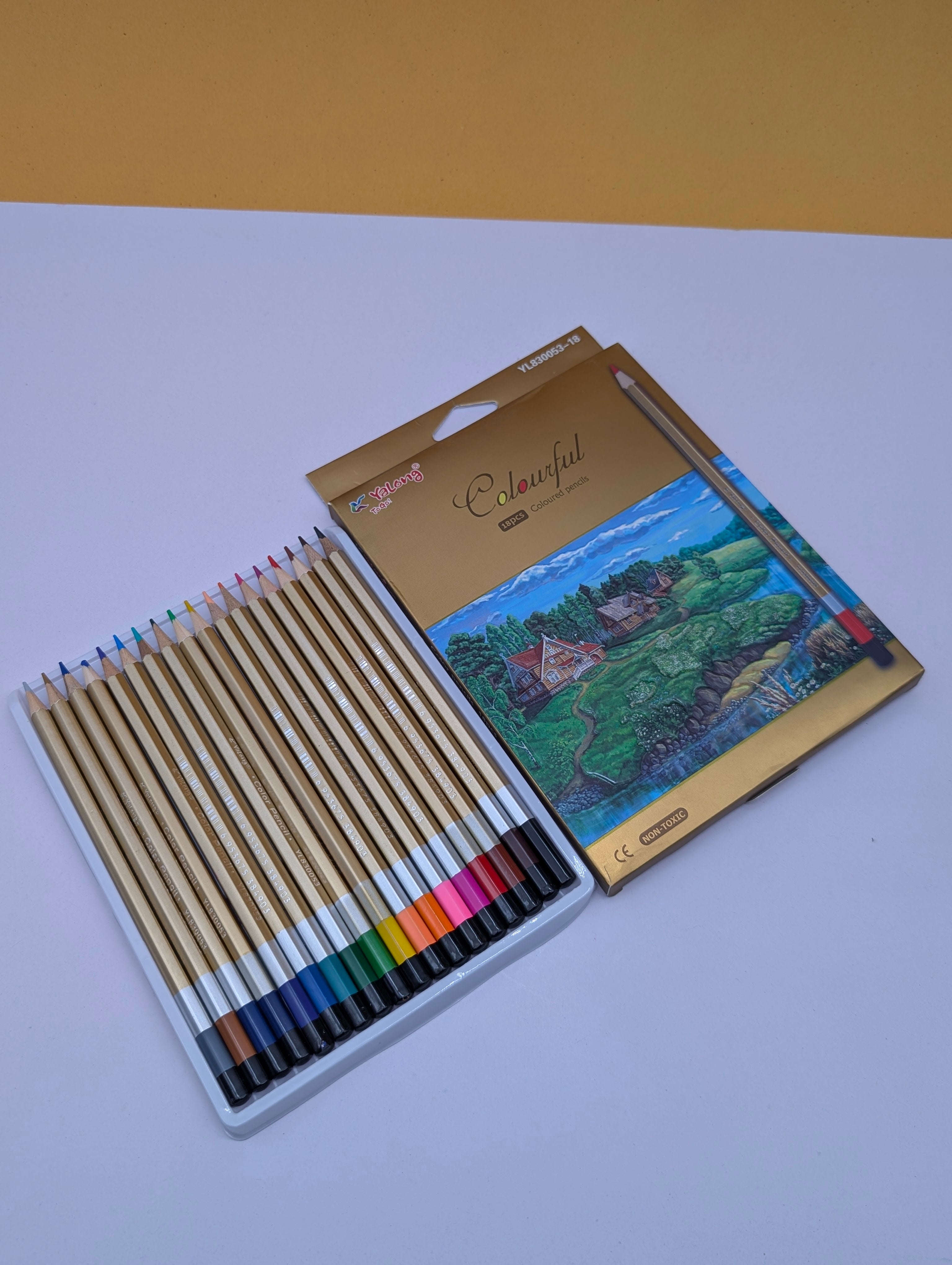YALONG COLOUR PENCIL 12/18/24 COLOURS