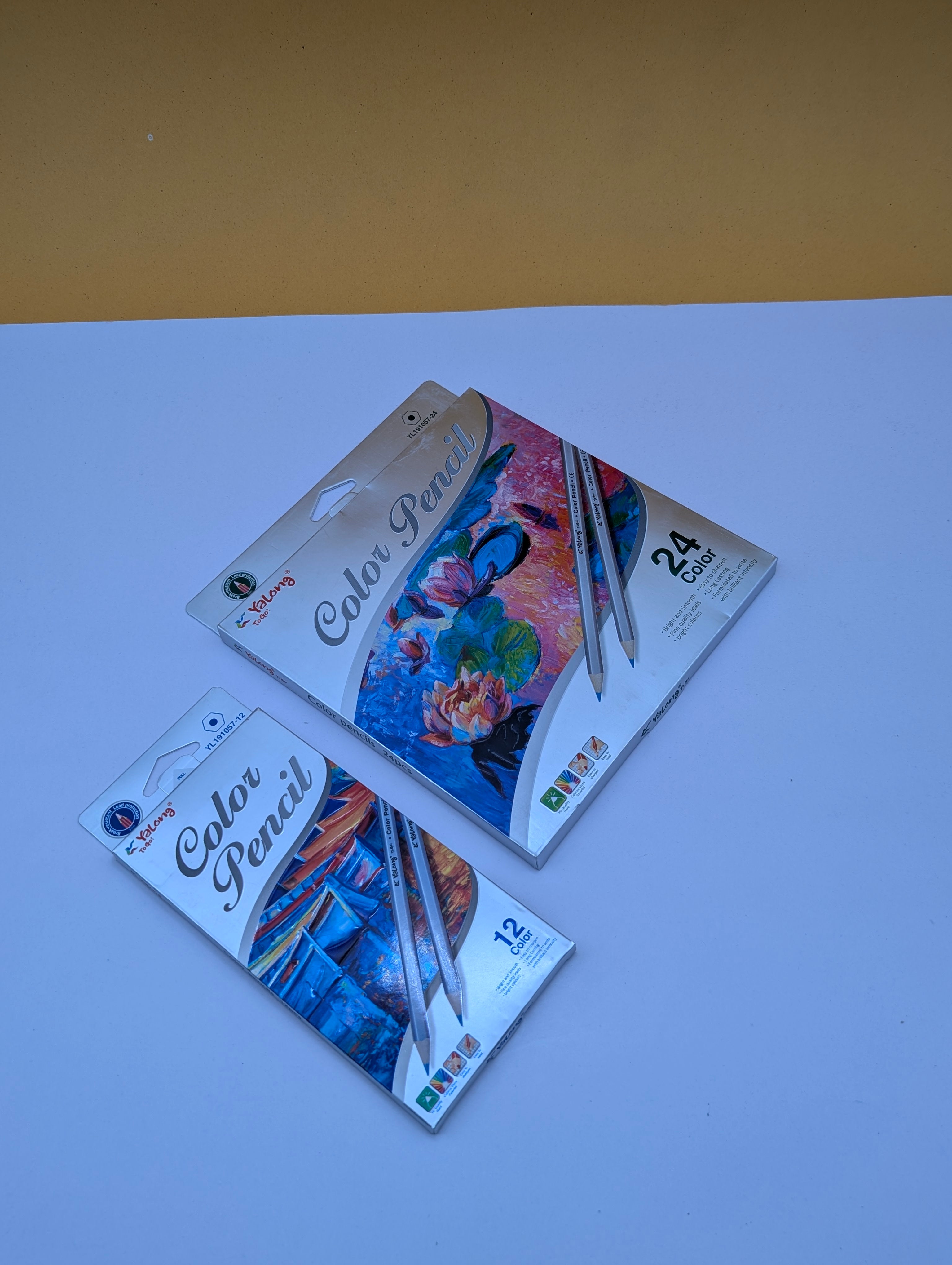 YALONG COLOUR PENCIL SILVER 24PCS