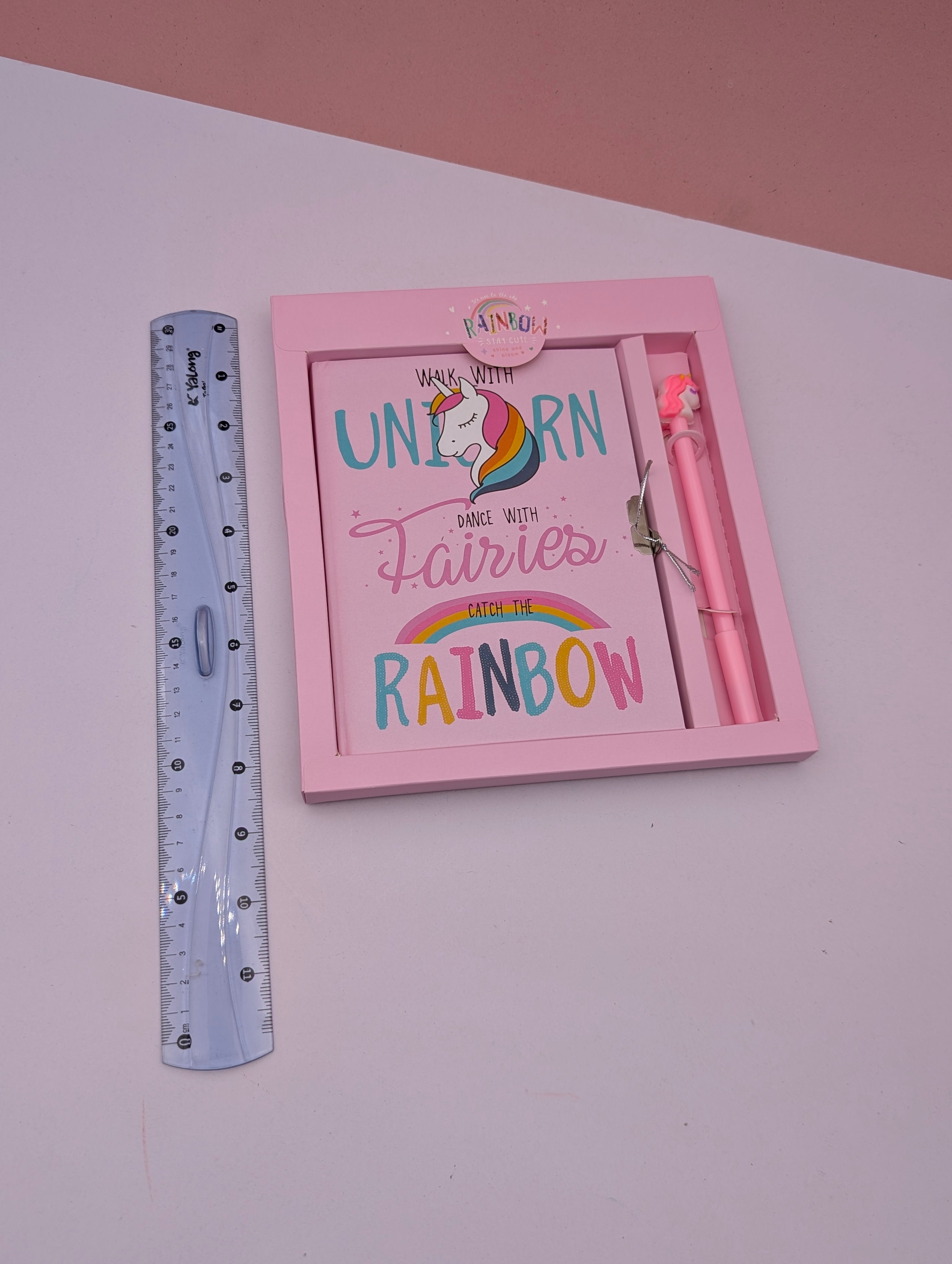 UNICORN LOCK NOTE-BOOK & PEN GIFT SET
