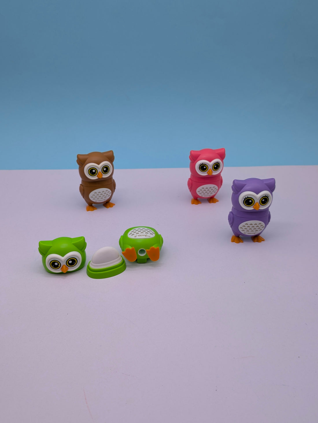 YALONG CUTE OWL SHARPENERS + ERASER