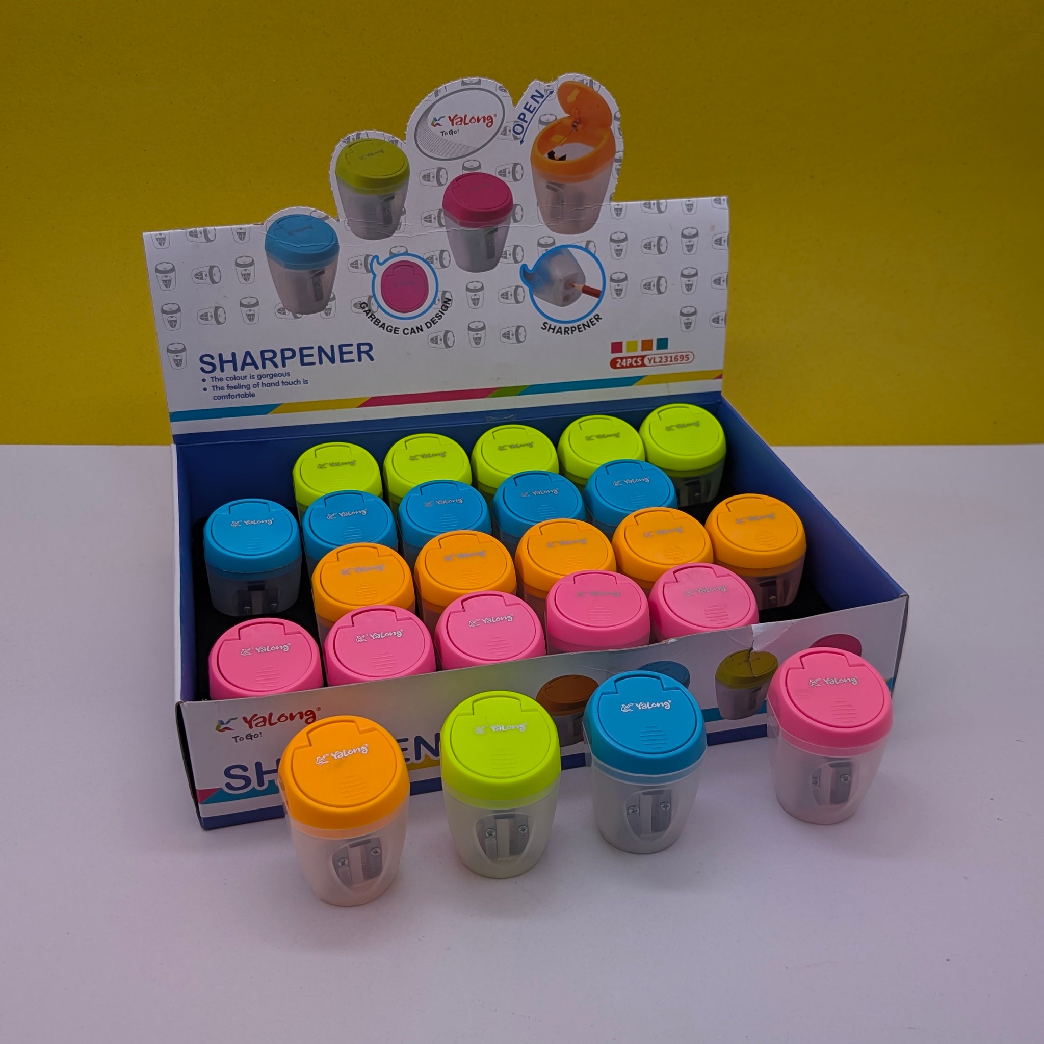 YALONG CYLINDRICAL PENCIL SHARPENERS