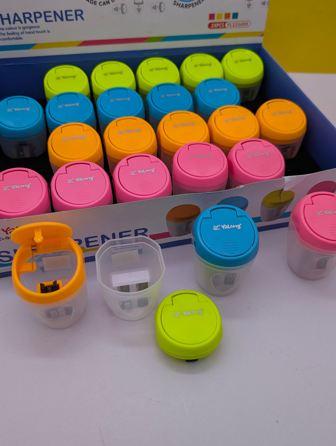 YALONG CYLINDRICAL PENCIL SHARPENERS