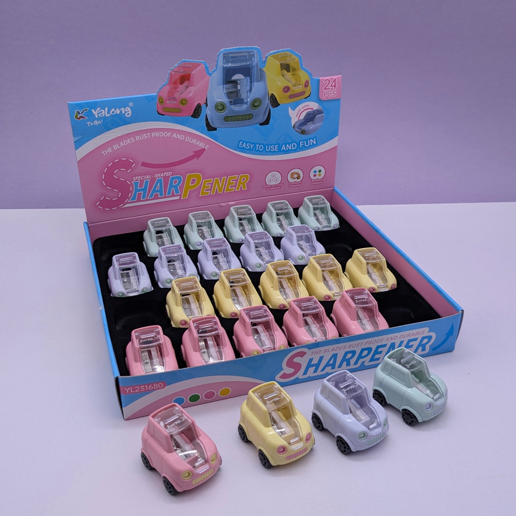 YALONG MINI-CAR SHAPED SHARPENERS