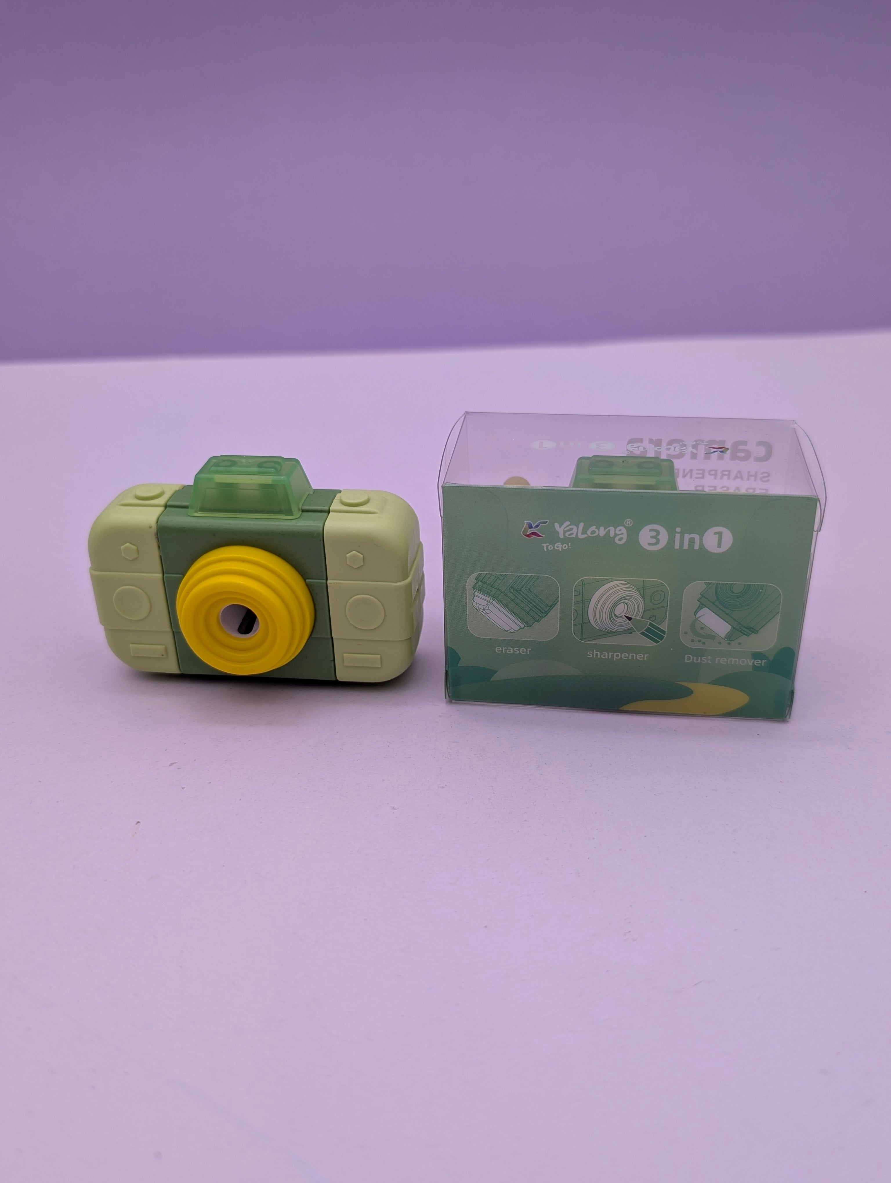 YALONG QUALITY CAMERA SHARPENER + ERASER