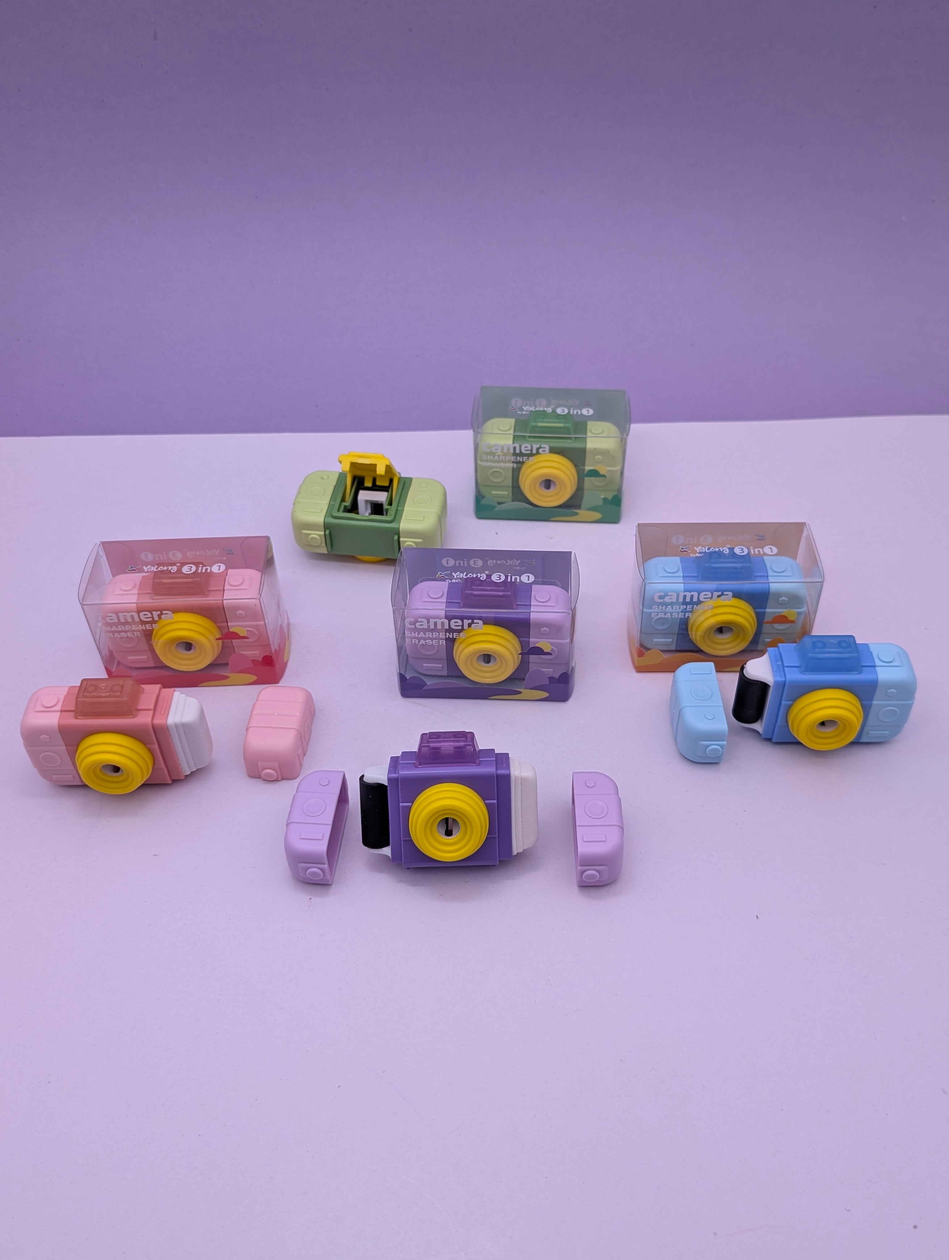 YALONG QUALITY CAMERA SHARPENER + ERASER
