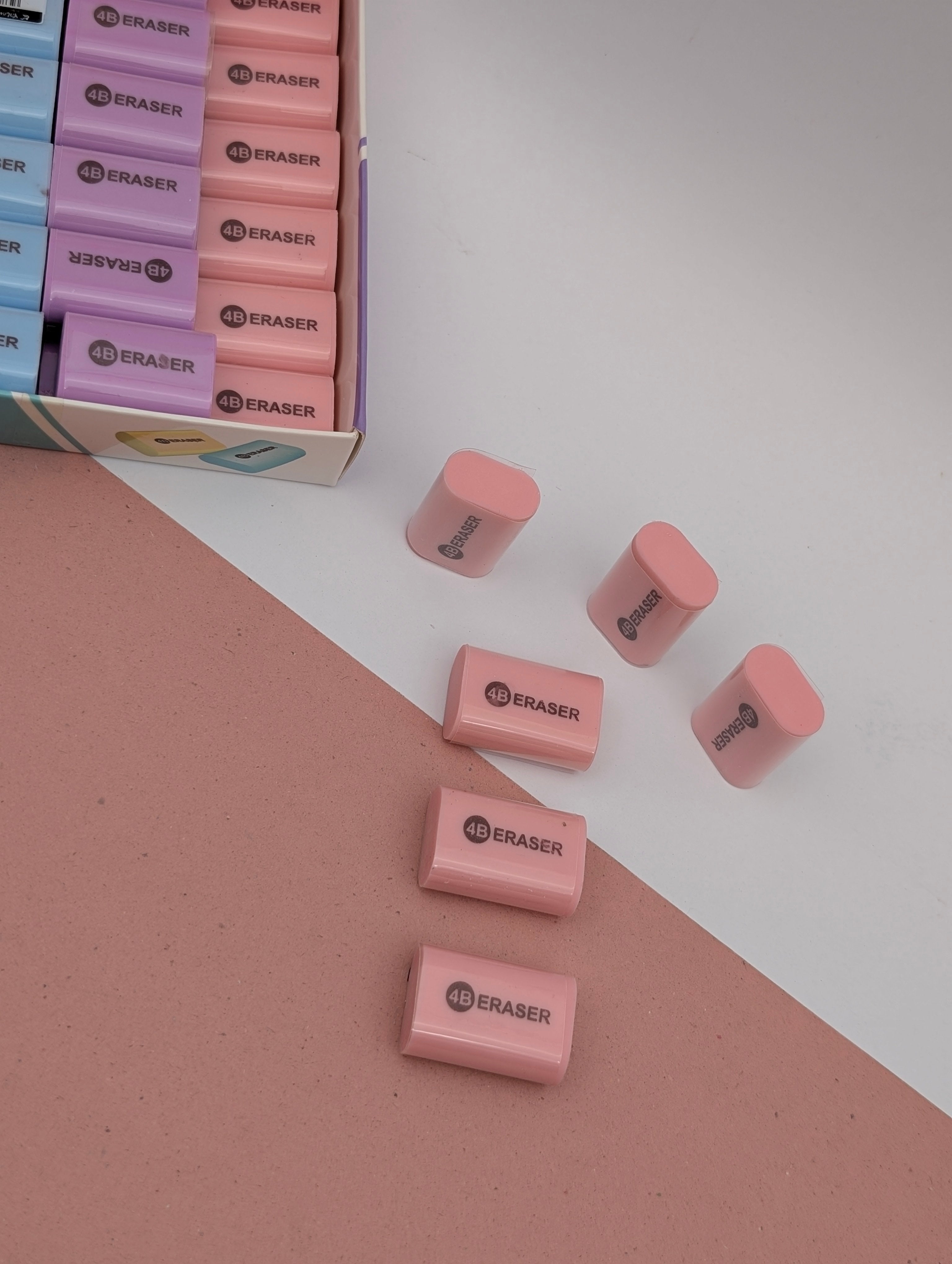 YALONG SOFT 4B ERASERS PACK OF 4PCS