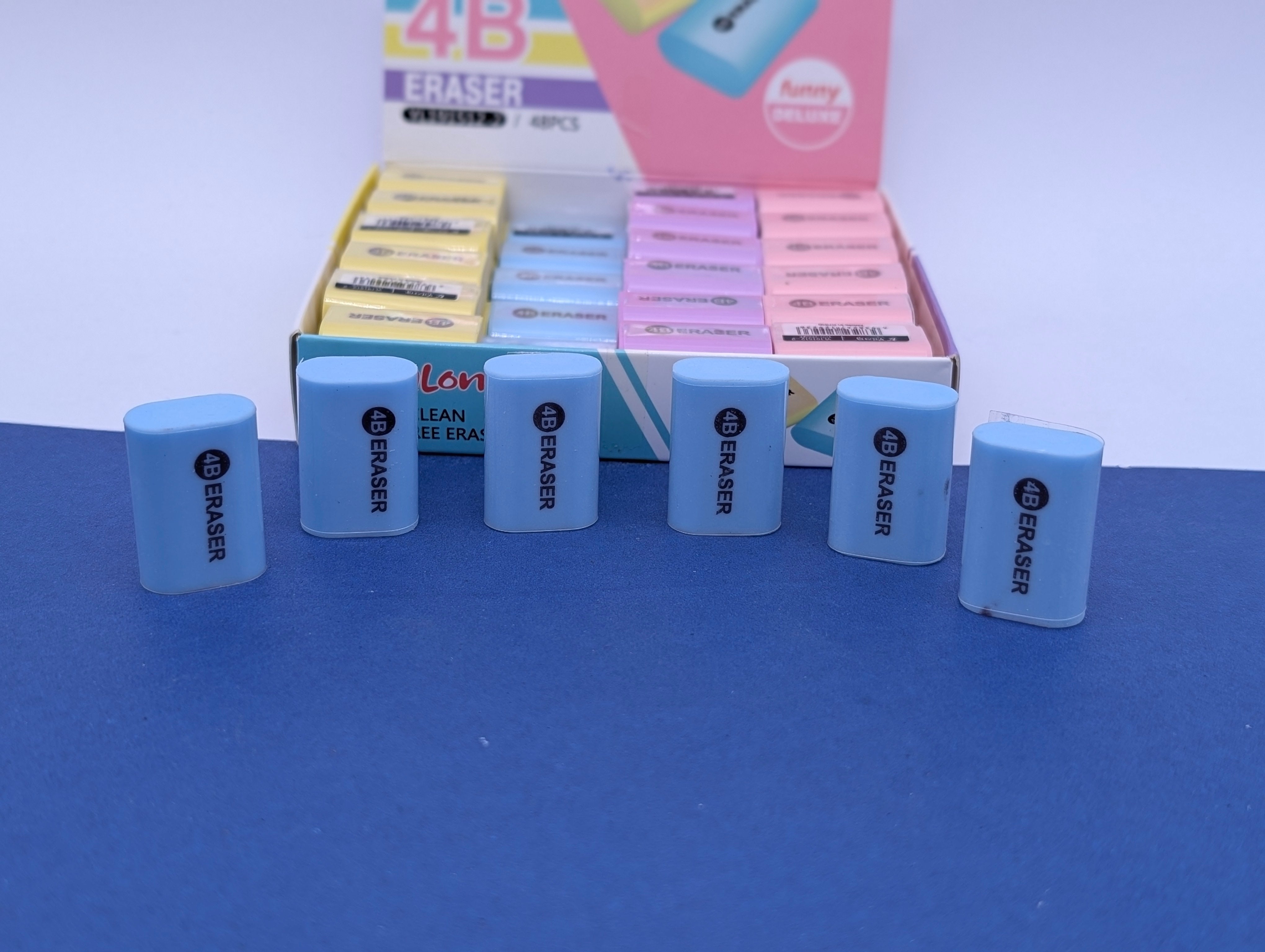 YALONG SOFT 4B ERASERS PACK OF 4PCS
