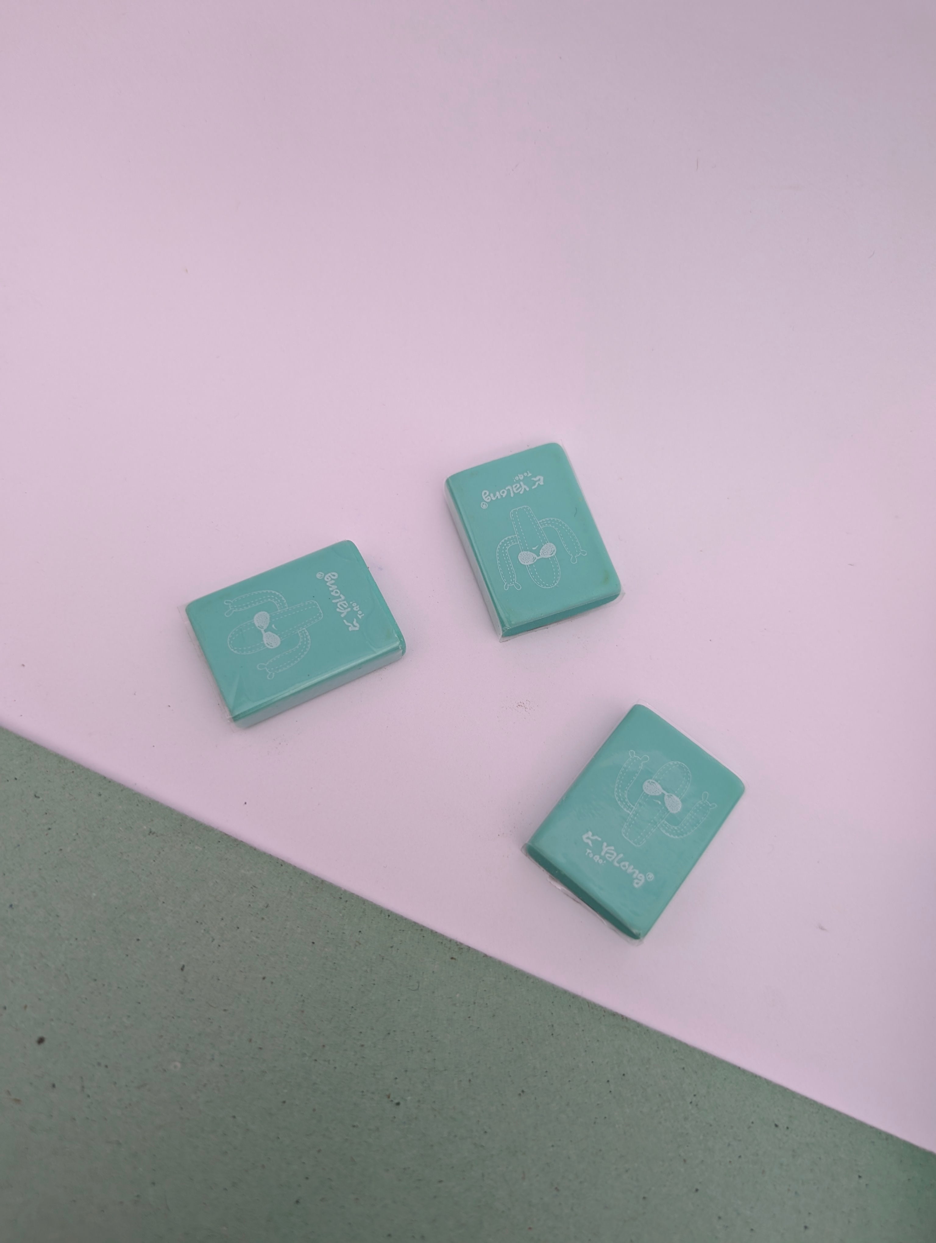 YALONG PASTEL RECTANGULAR FUNNY ERASERS