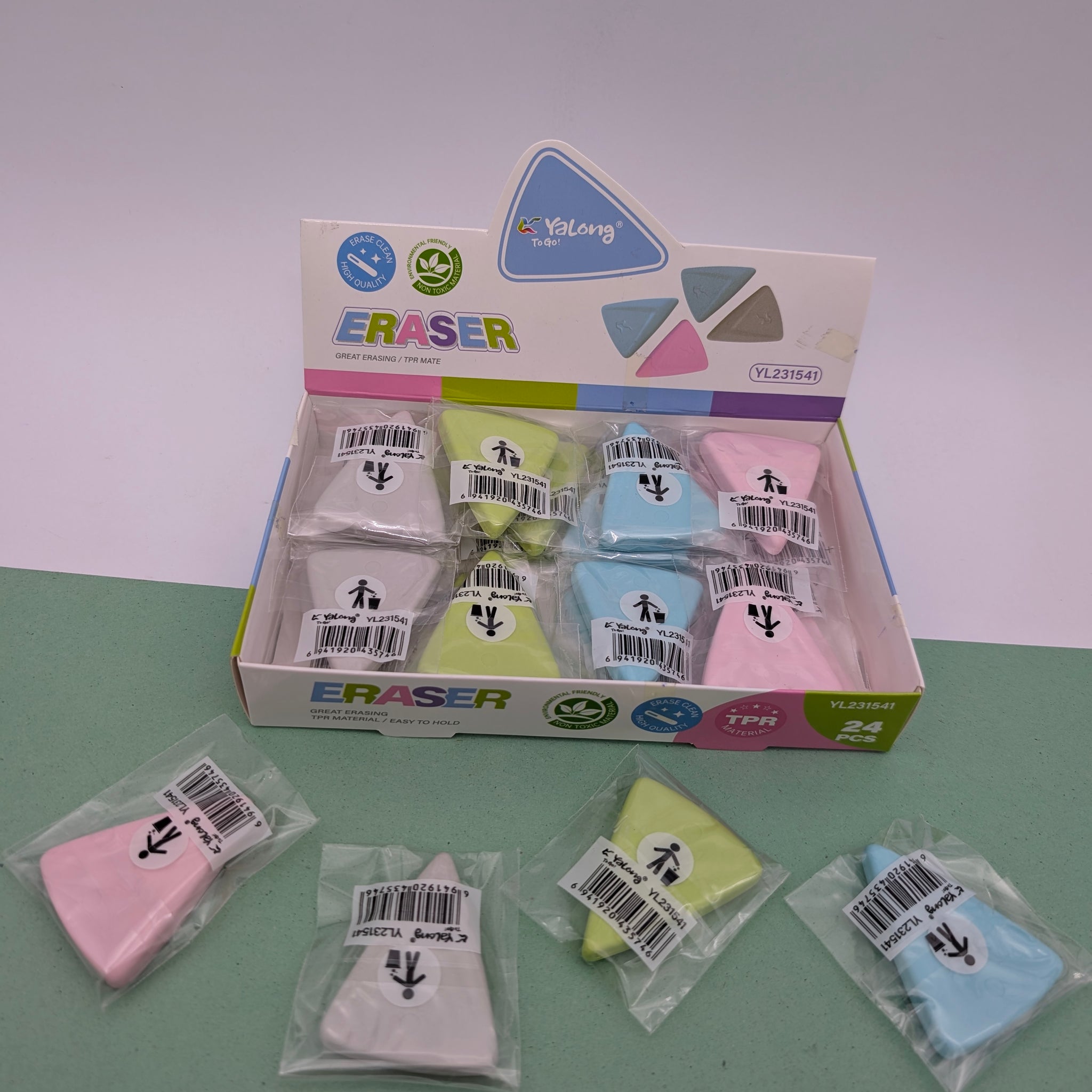 ALONG DRESS SHAPED 4B ERASERS