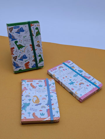 CARTOON THEMED ELASTIC CLOSURE NOTEBOOKS
