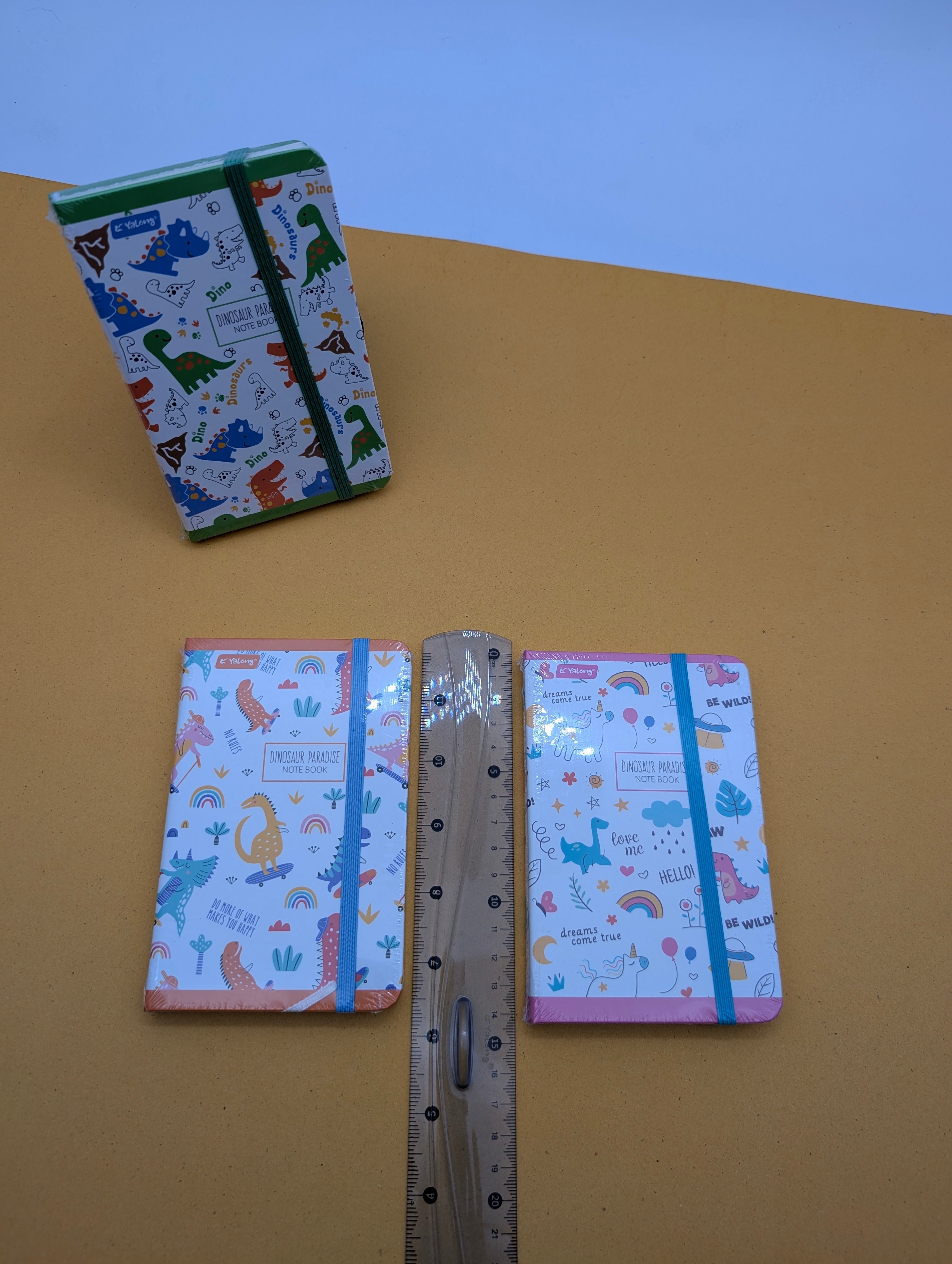 CARTOON THEMED ELASTIC CLOSURE NOTEBOOKS