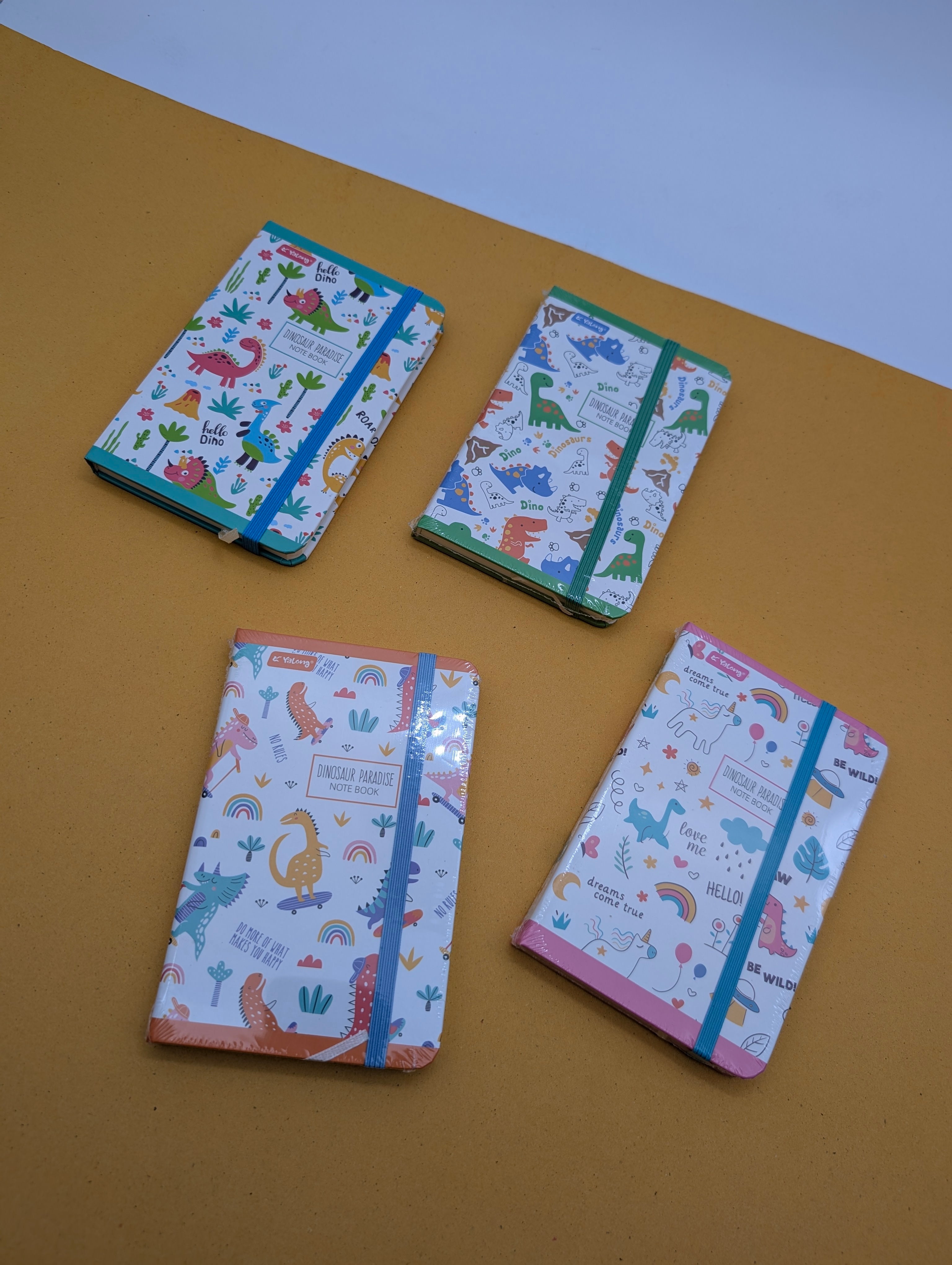 CARTOON THEMED ELASTIC CLOSURE NOTEBOOKS