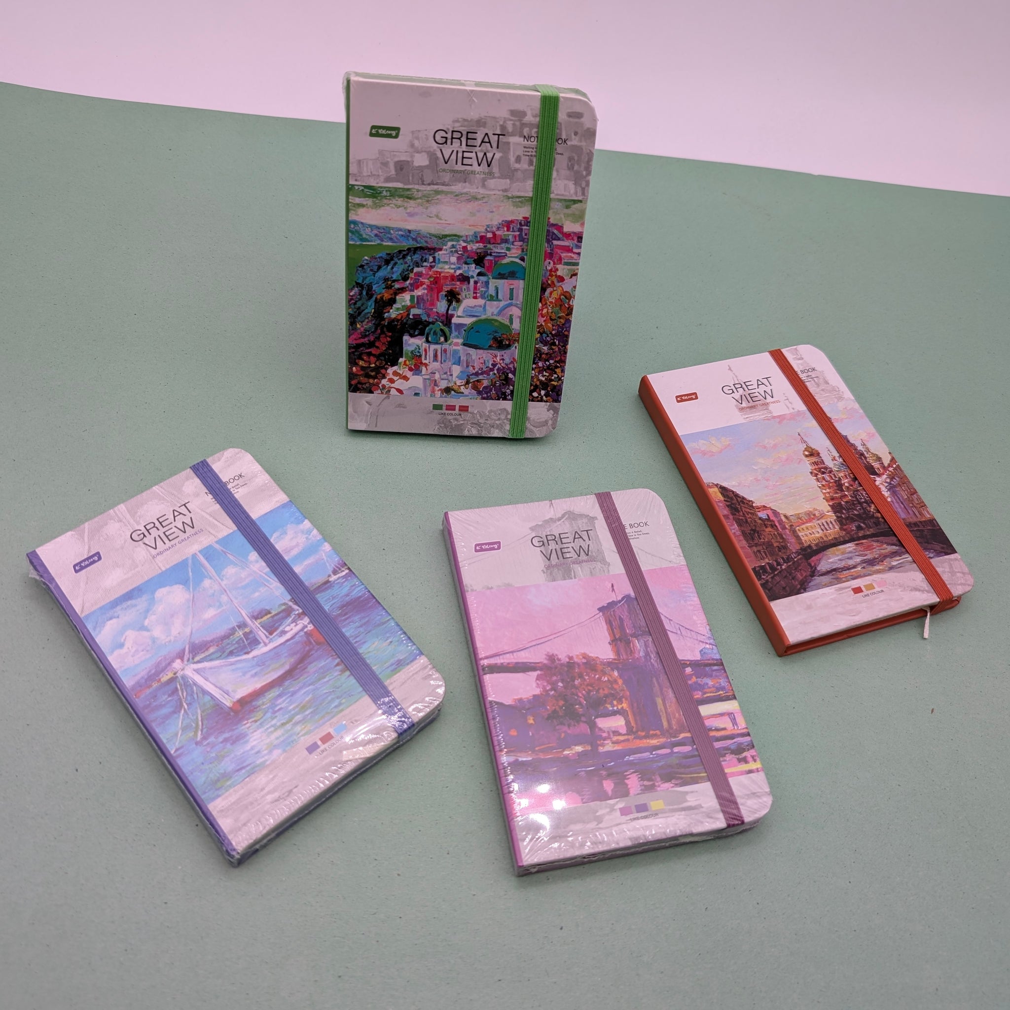 YALONG GREAT VIEW SCENIC NOTEBOOKS ELASTIC