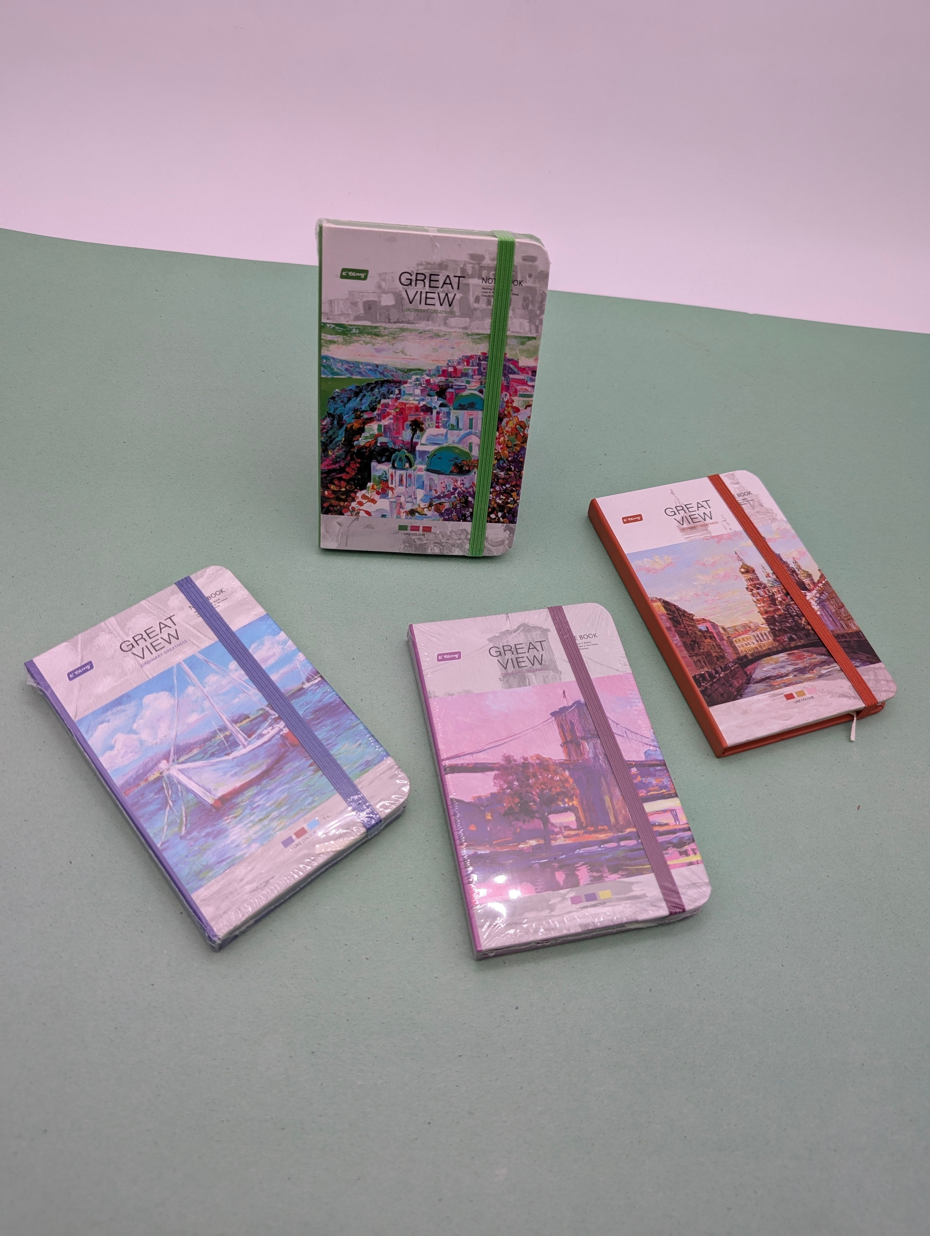 YALONG GREAT VIEW SCENIC NOTEBOOKS ELASTIC