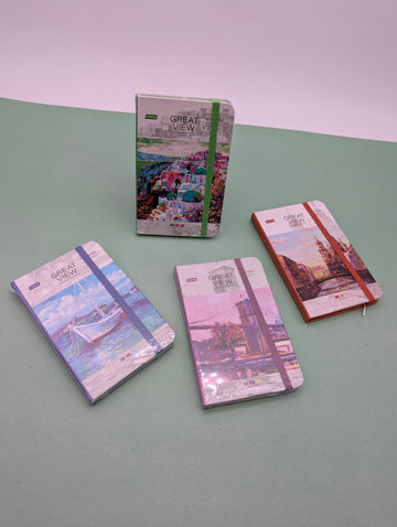 YALONG GREAT VIEW SCENIC NOTEBOOKS ELASTIC
