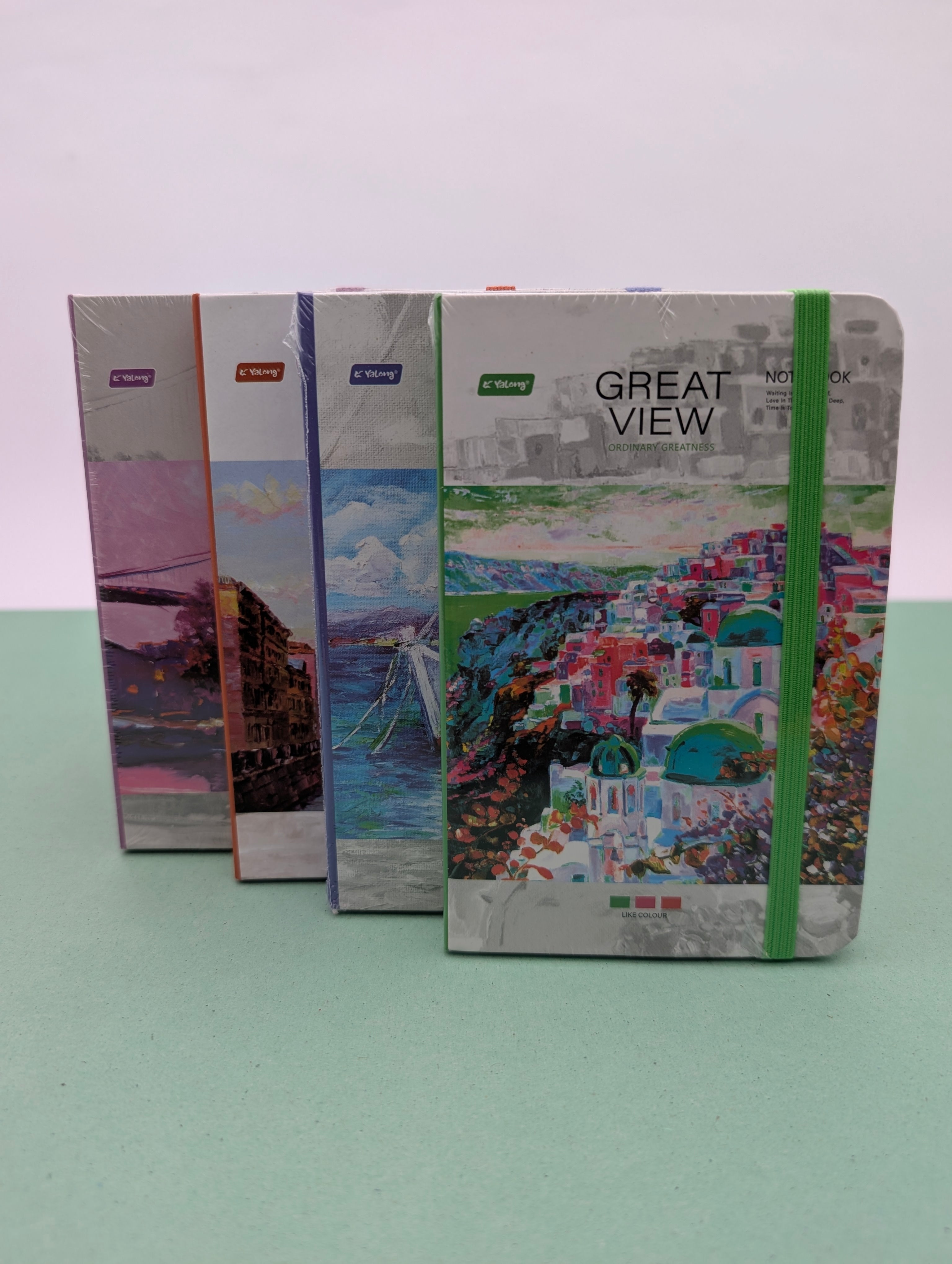 YALONG GREAT VIEW SCENIC NOTEBOOKS ELASTIC