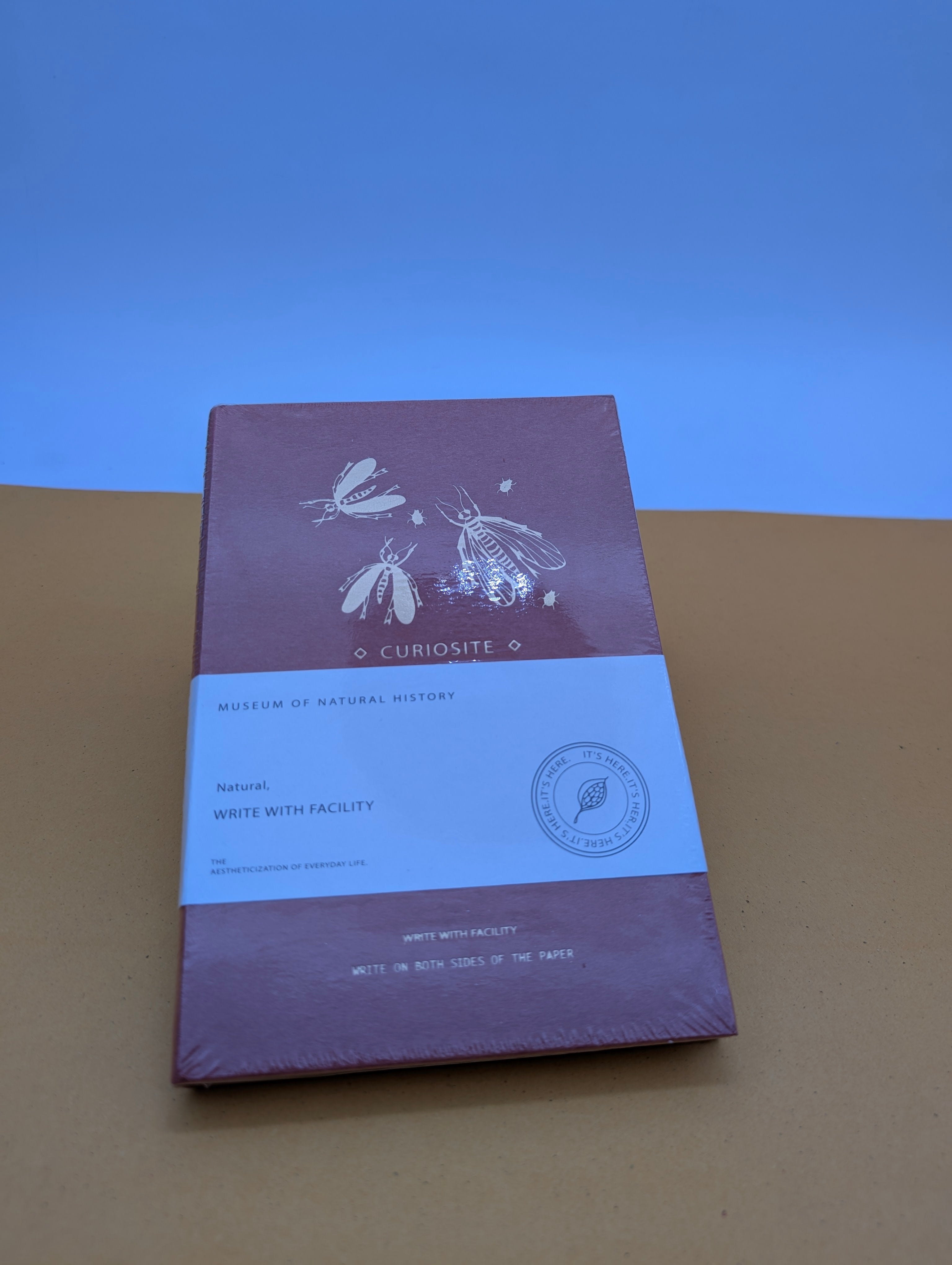 MUSEUM NATURAL HISTORY FOIL NOTEBOOKS