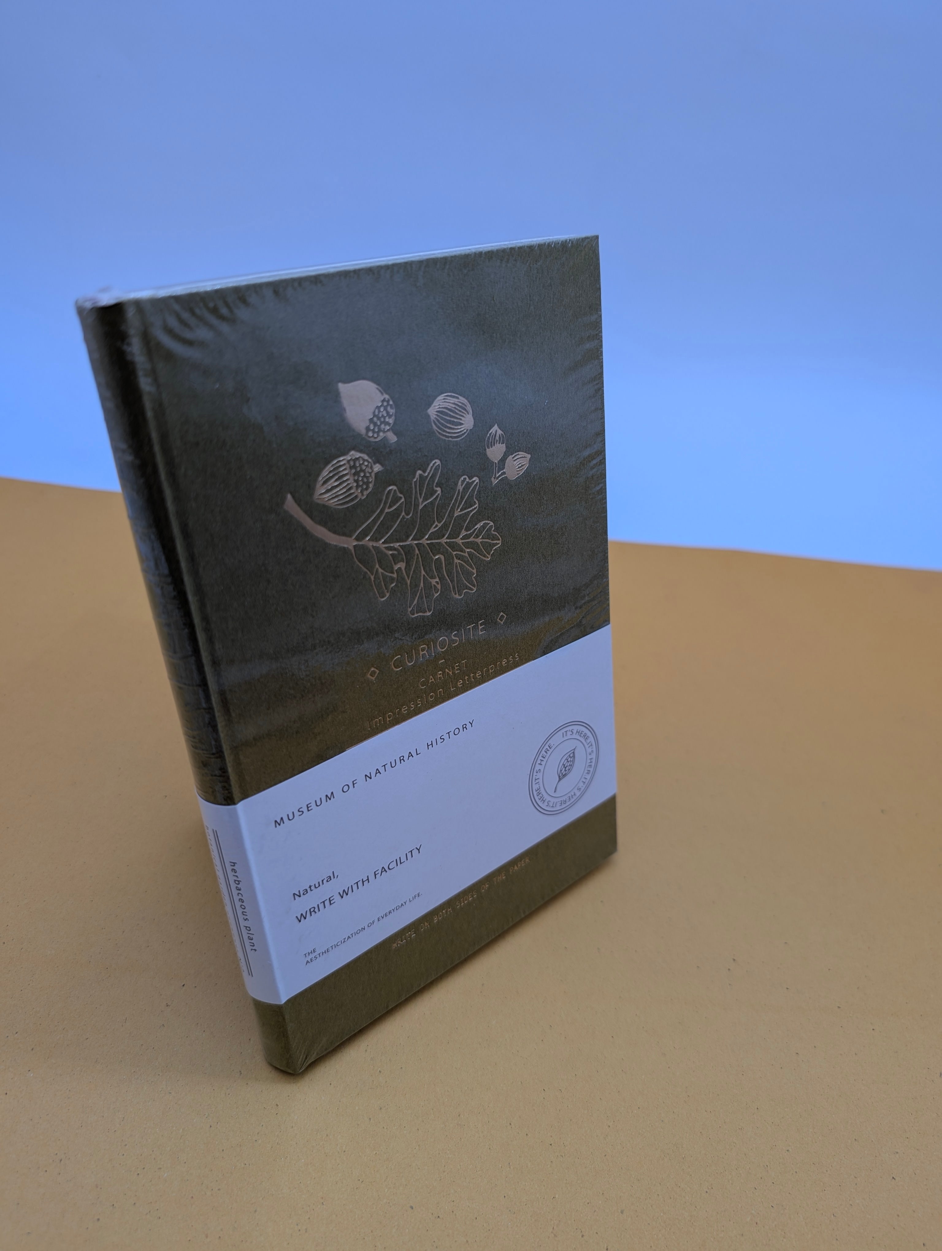 MUSEUM NATURAL HISTORY FOIL NOTEBOOKS
