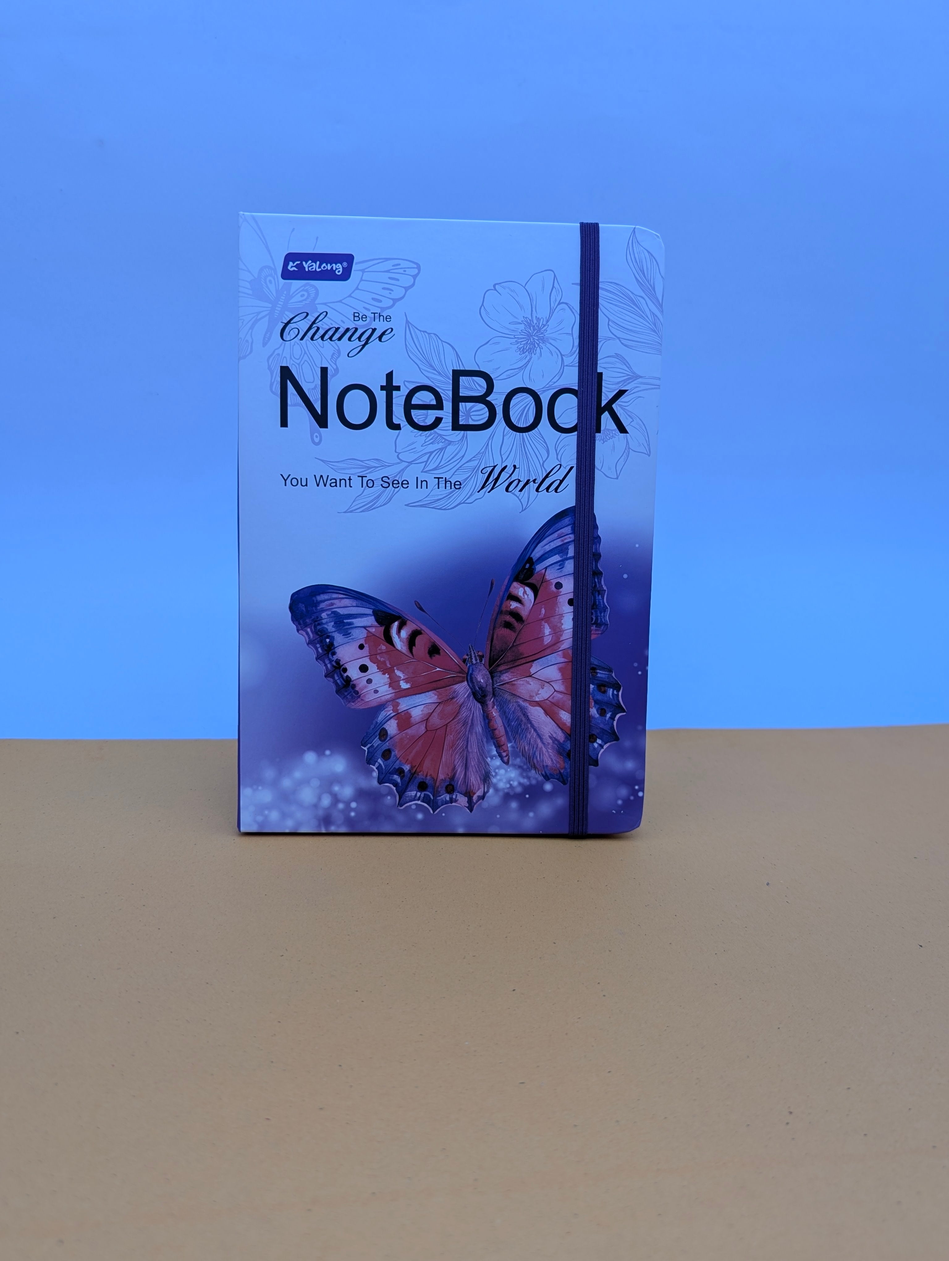YALONG BUTTERFLY THEMED ELASTIC NOTEBOOKS