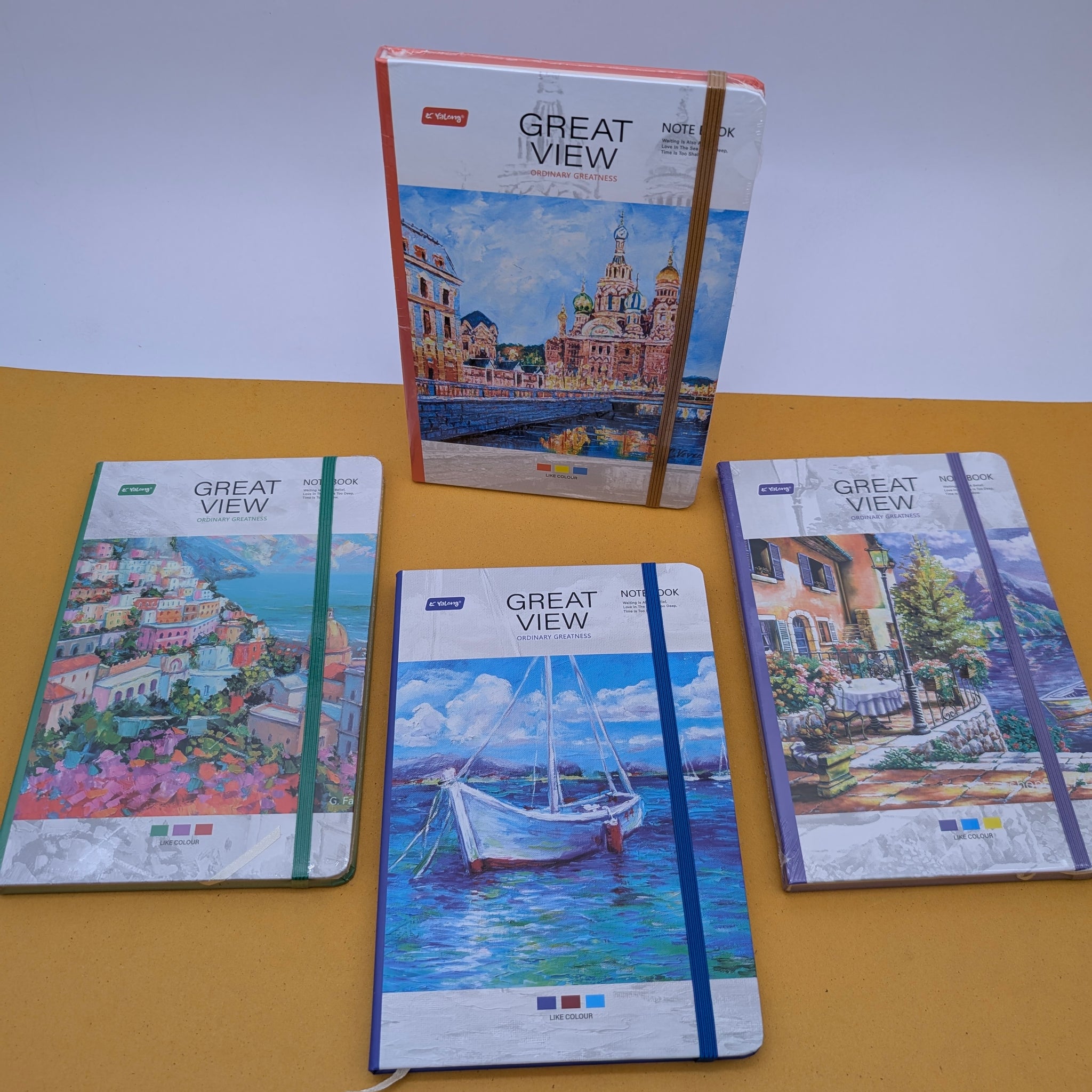 YALONG GREAT VIEW SCENIC NOTEBOOKS ELASTIC