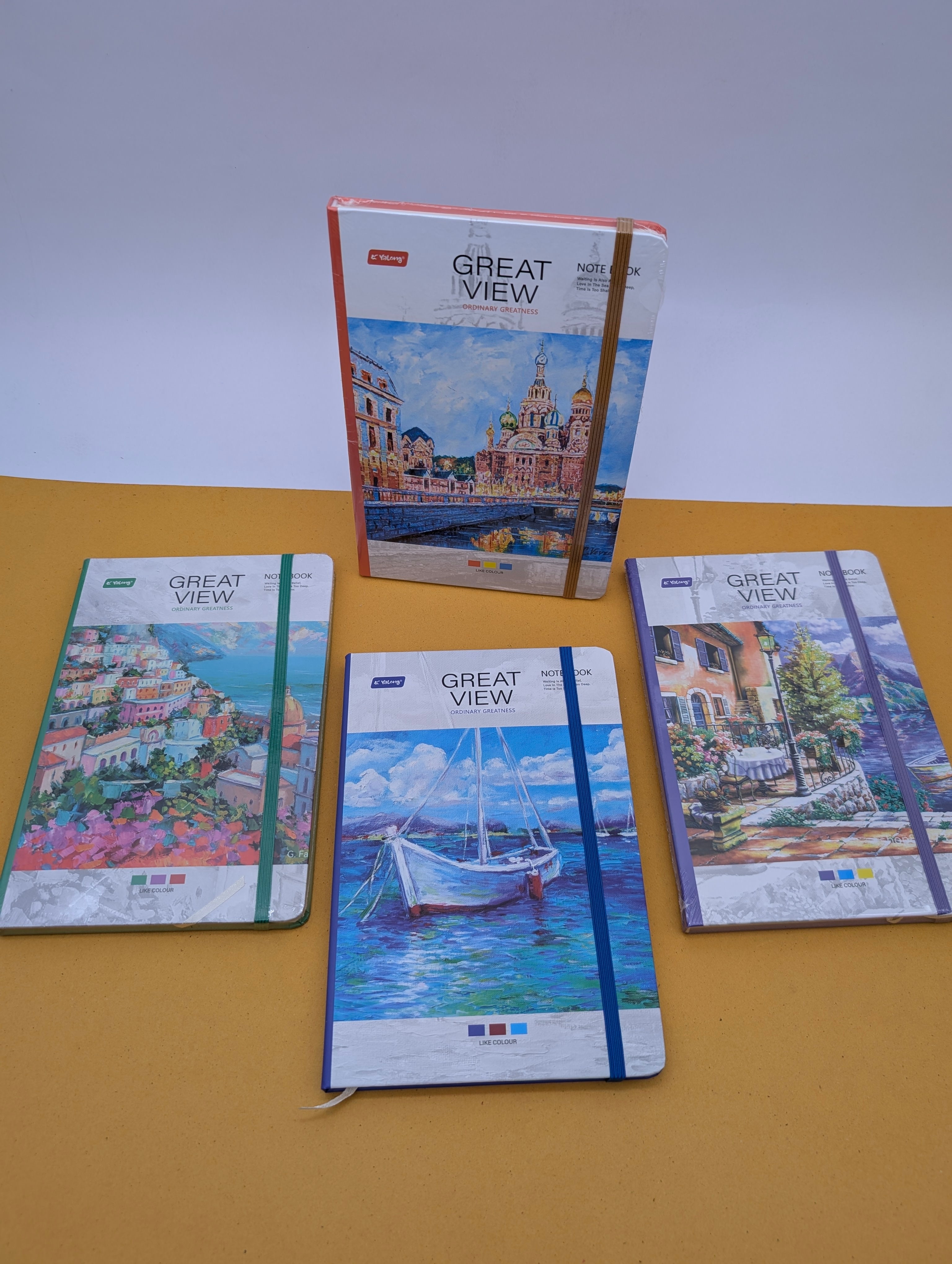 YALONG GREAT VIEW SCENIC NOTEBOOKS ELASTIC