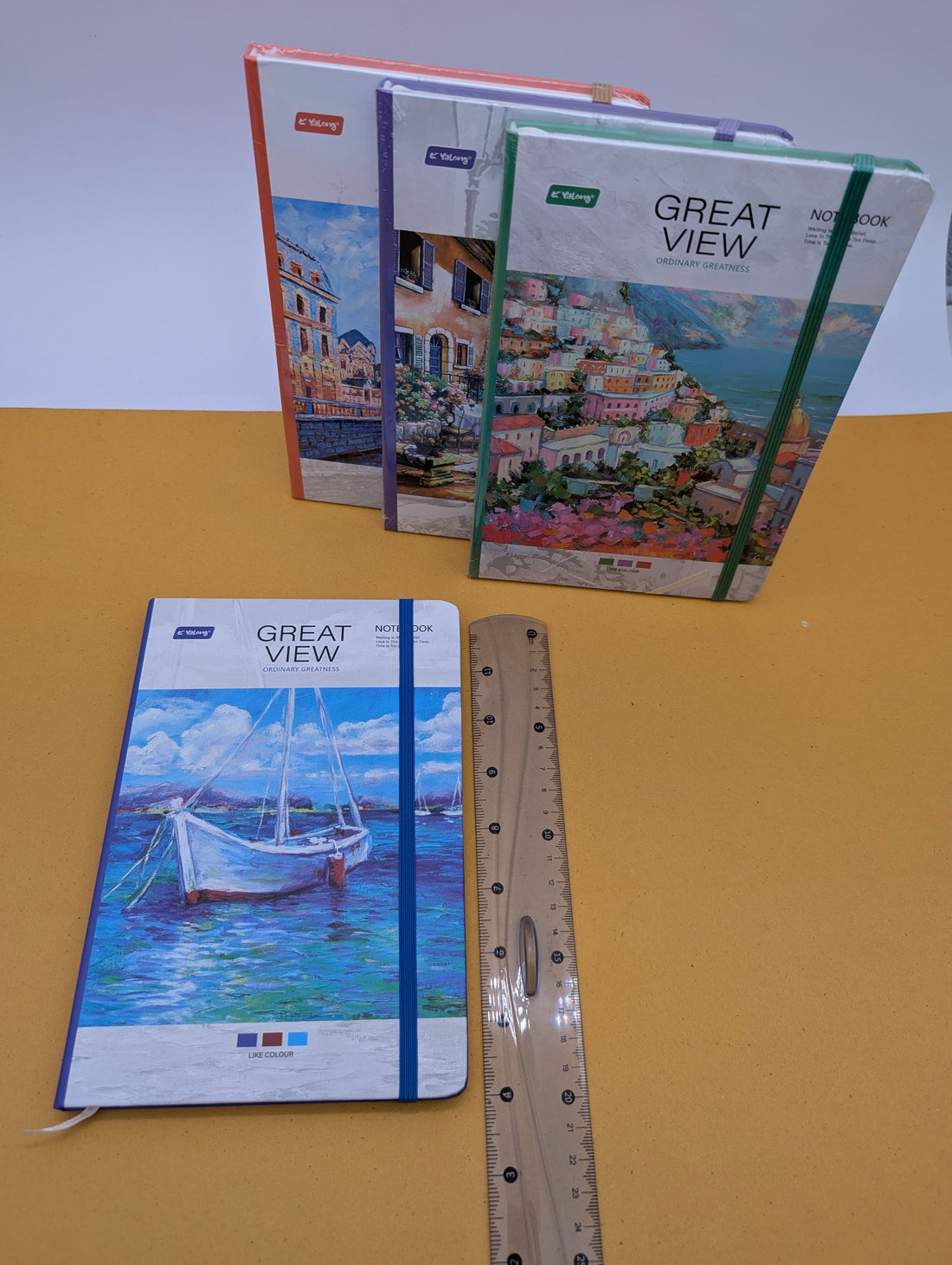YALONG GREAT VIEW SCENIC NOTEBOOKS ELASTIC
