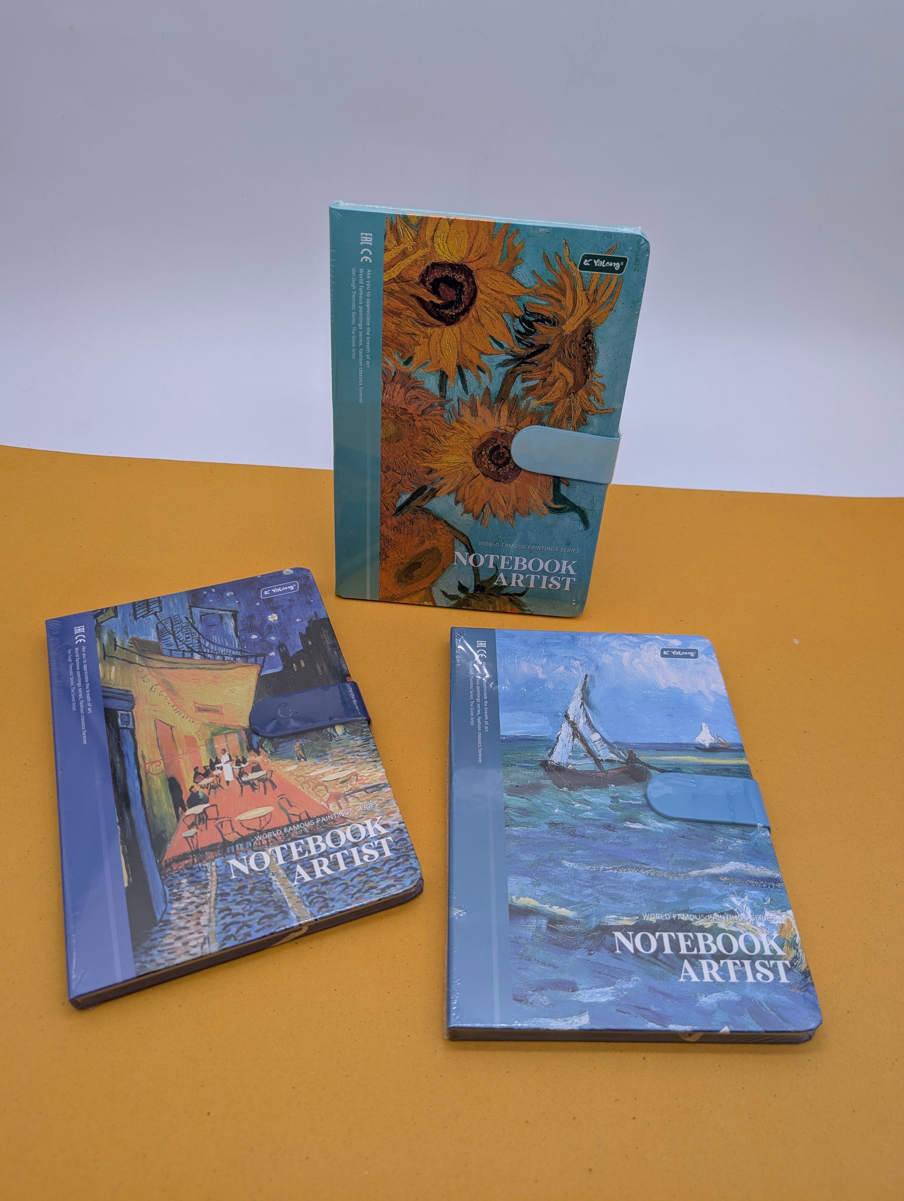 YALONG ARTIST PAINTING THEMED NOTEBOOKS ELASTIC
