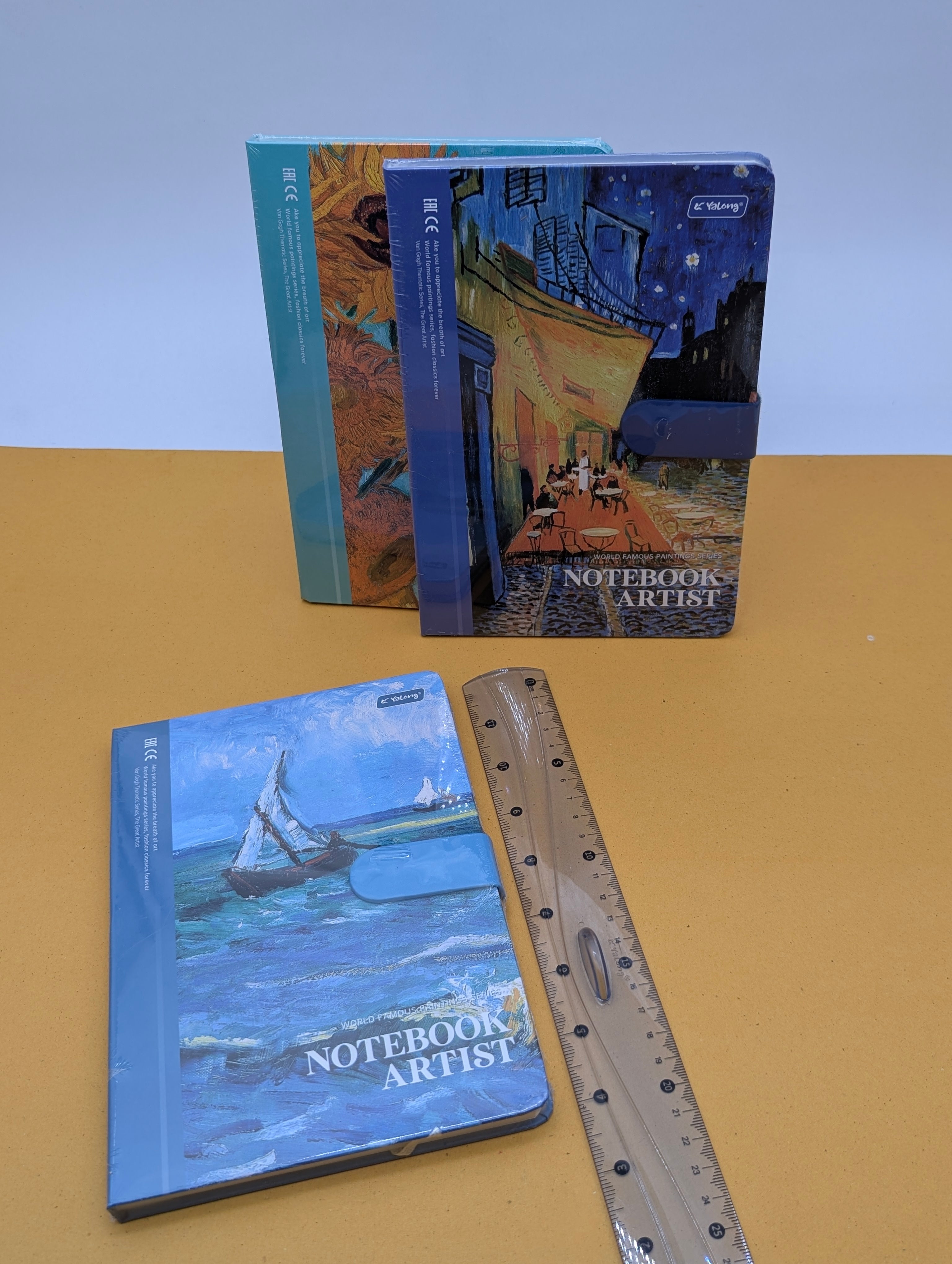 YALONG ARTIST PAINTING THEMED NOTEBOOKS ELASTIC