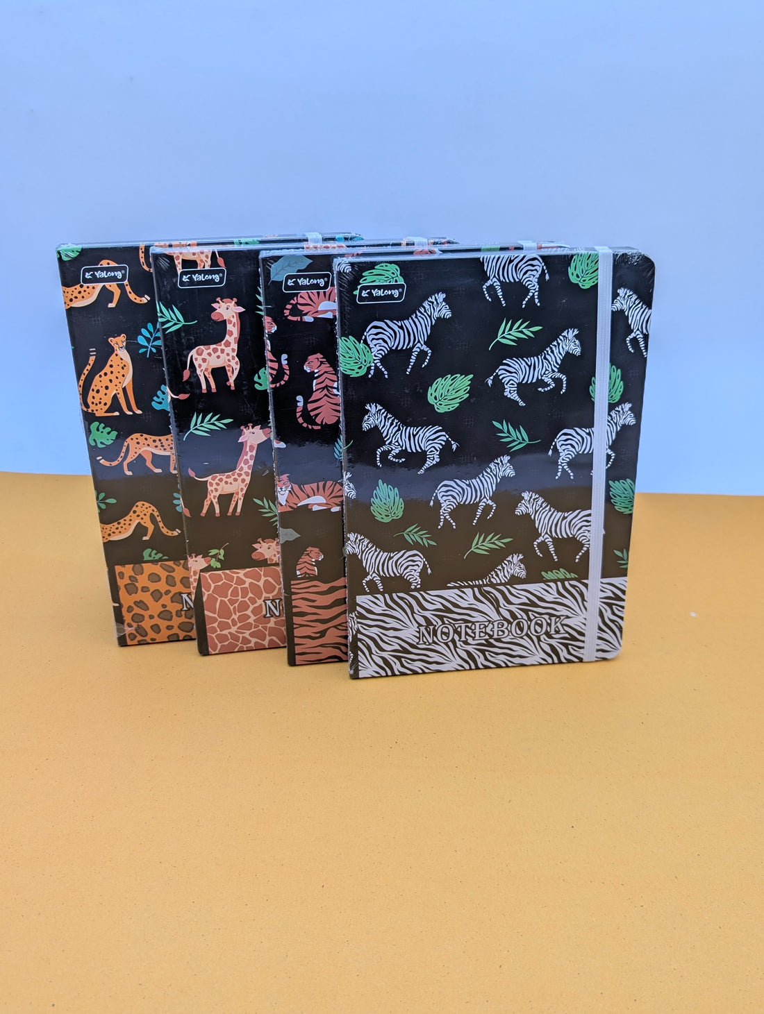 YALONG ANIMAL PRINT ELASTIC CLOSURE NOTEBOOKS