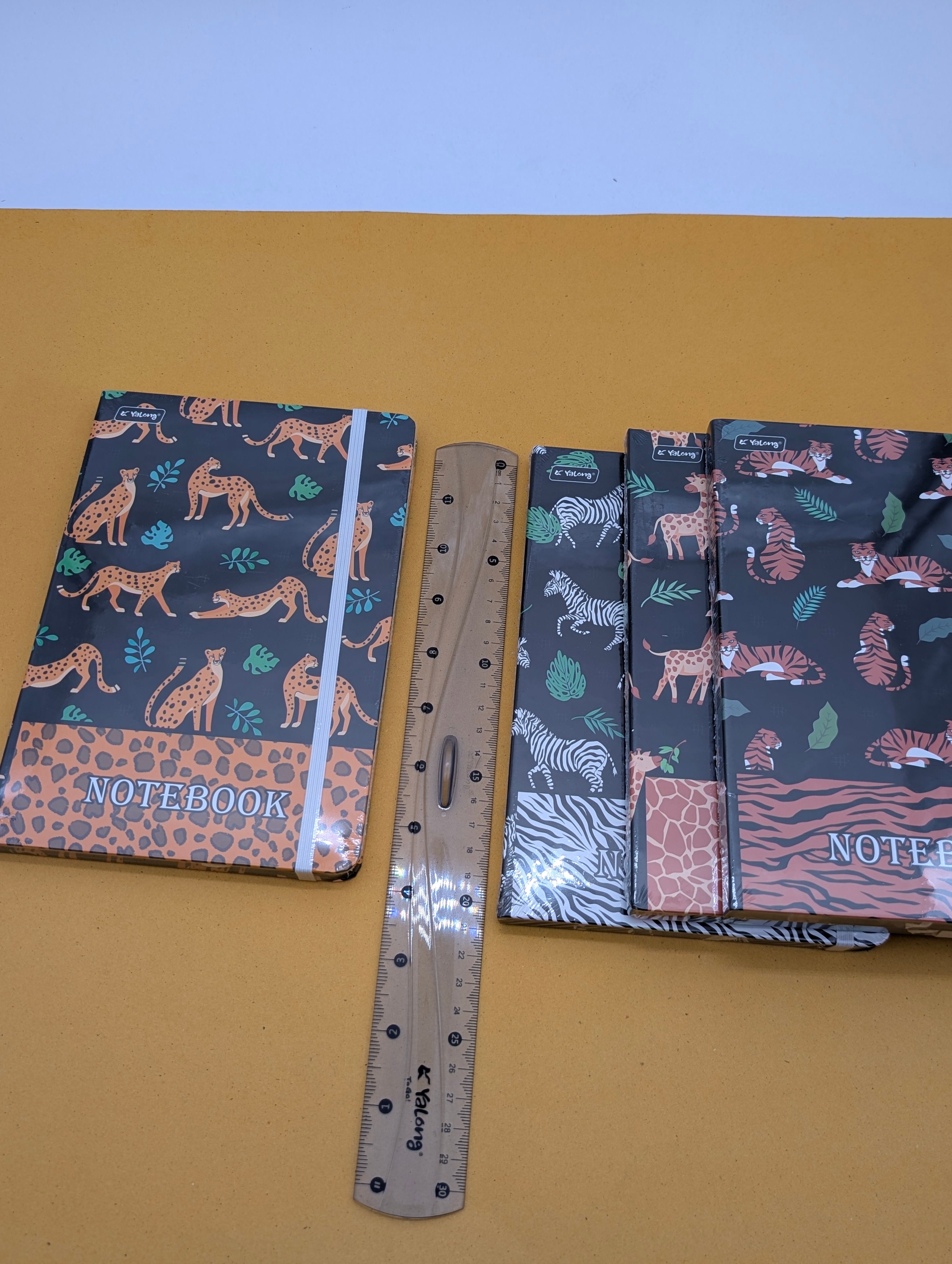 YALONG ANIMAL PRINT ELASTIC CLOSURE NOTEBOOKS