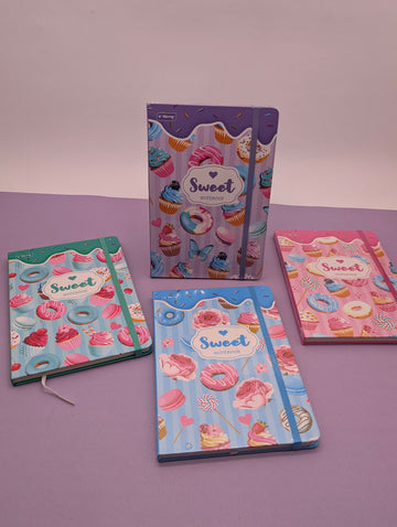 YALONG SWEET TREATS THEMED ELASTIC NOTEBOOKS