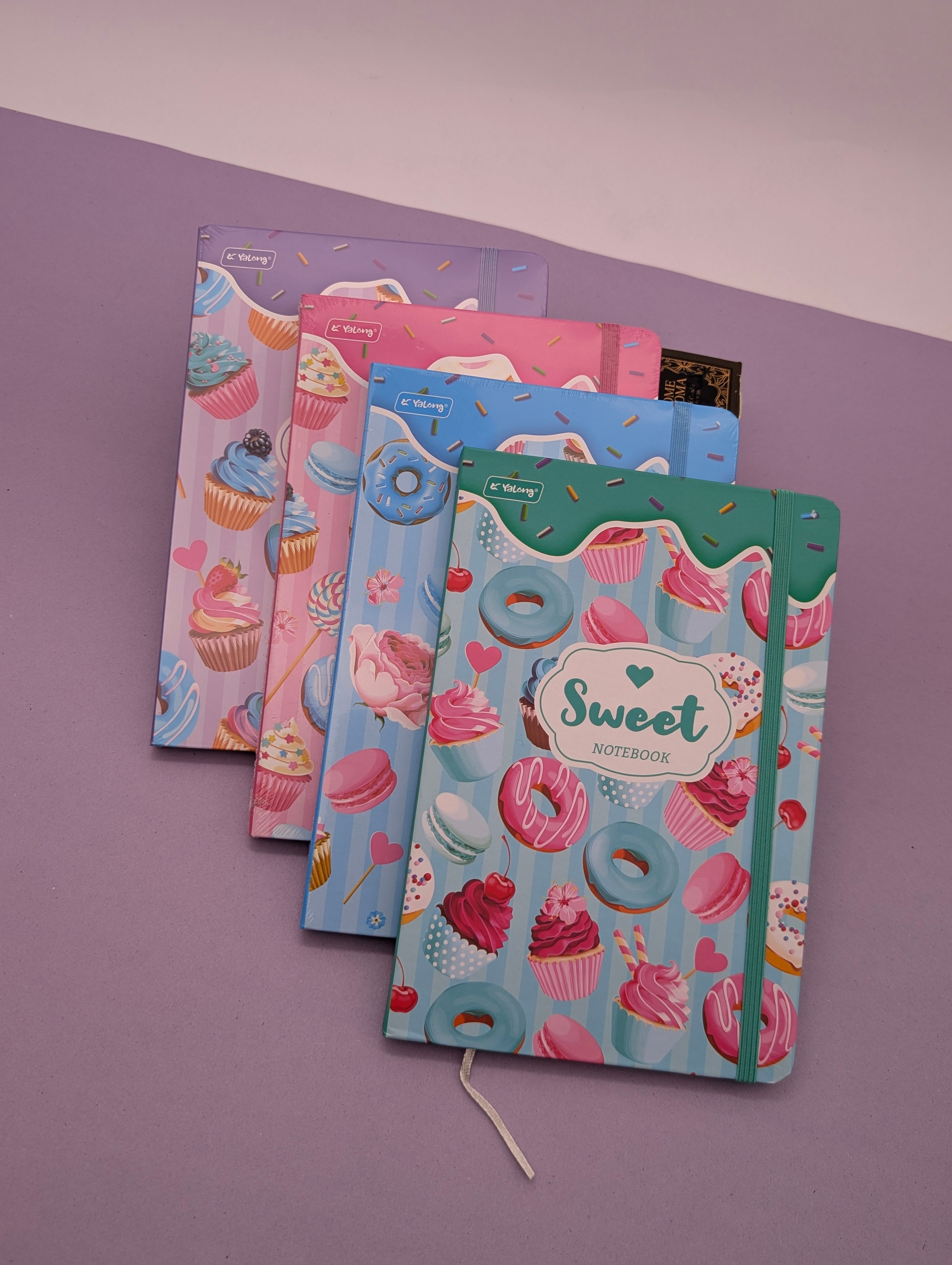 YALONG SWEET TREATS THEMED ELASTIC NOTEBOOKS