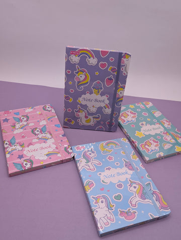 YALONG UNICORN THEMED ELASTIC NOTEBOOKS