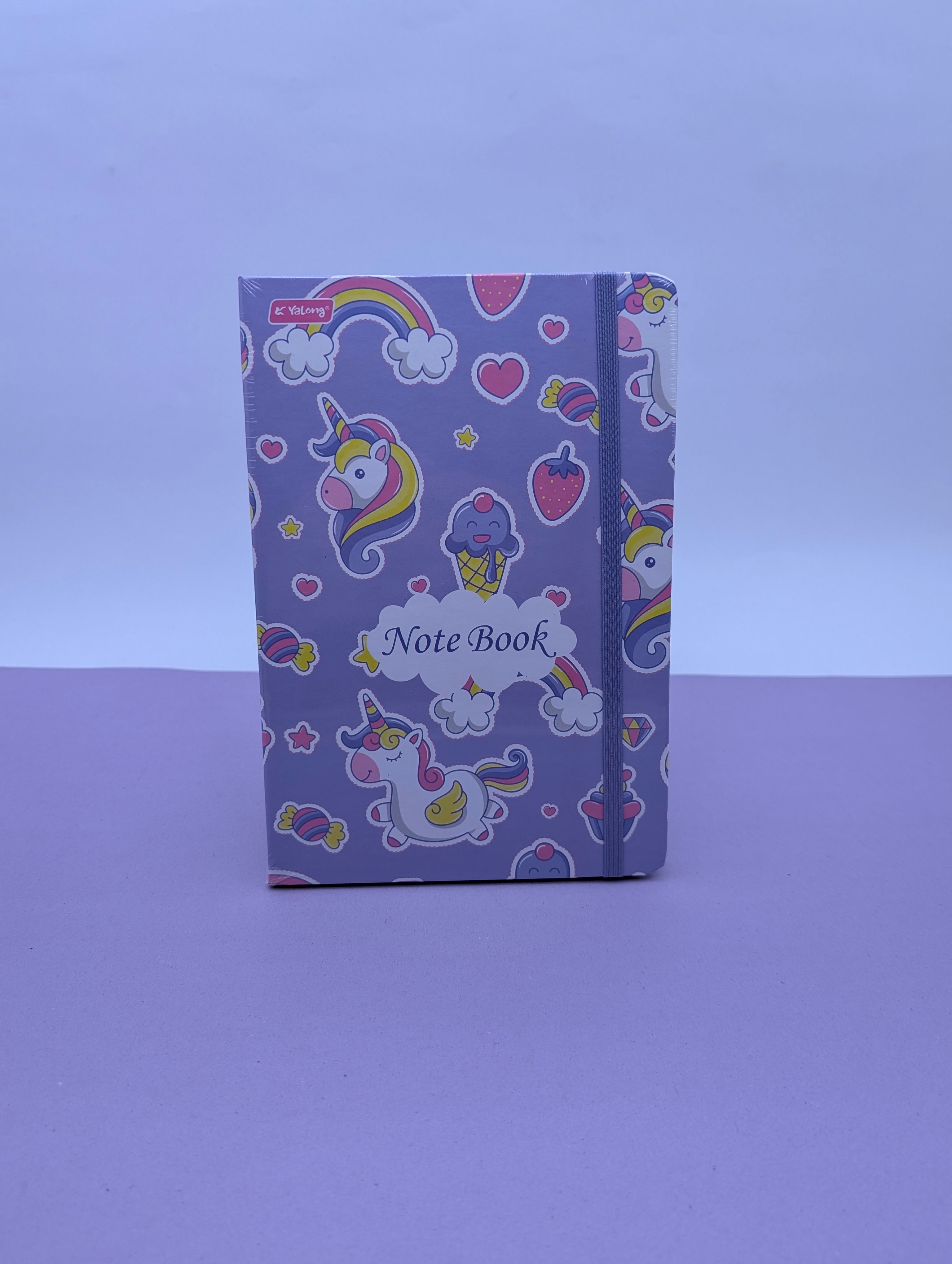 YALONG UNICORN THEMED ELASTIC NOTEBOOKS