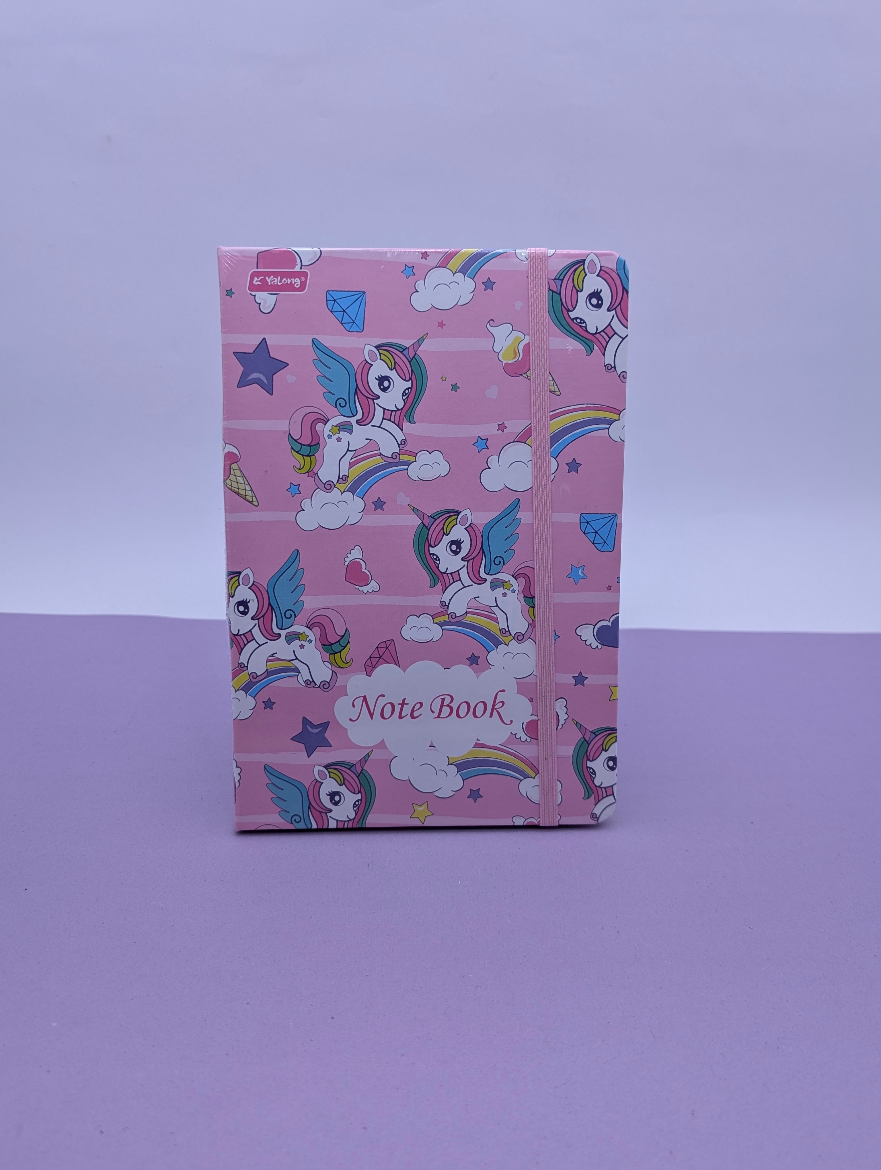 YALONG UNICORN THEMED ELASTIC NOTEBOOKS
