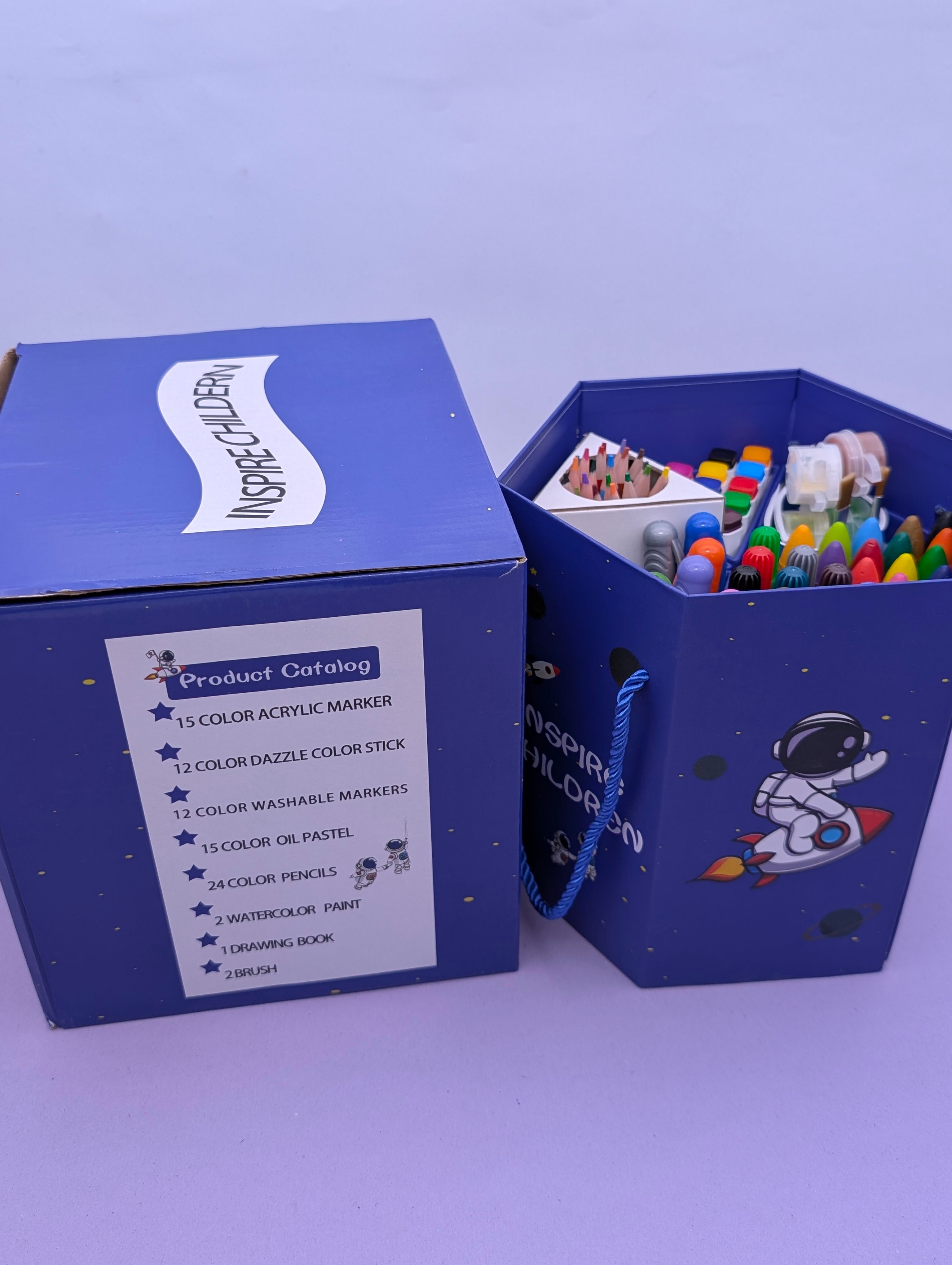 INSPIRE CHILDREN ART & STATIONARY SET