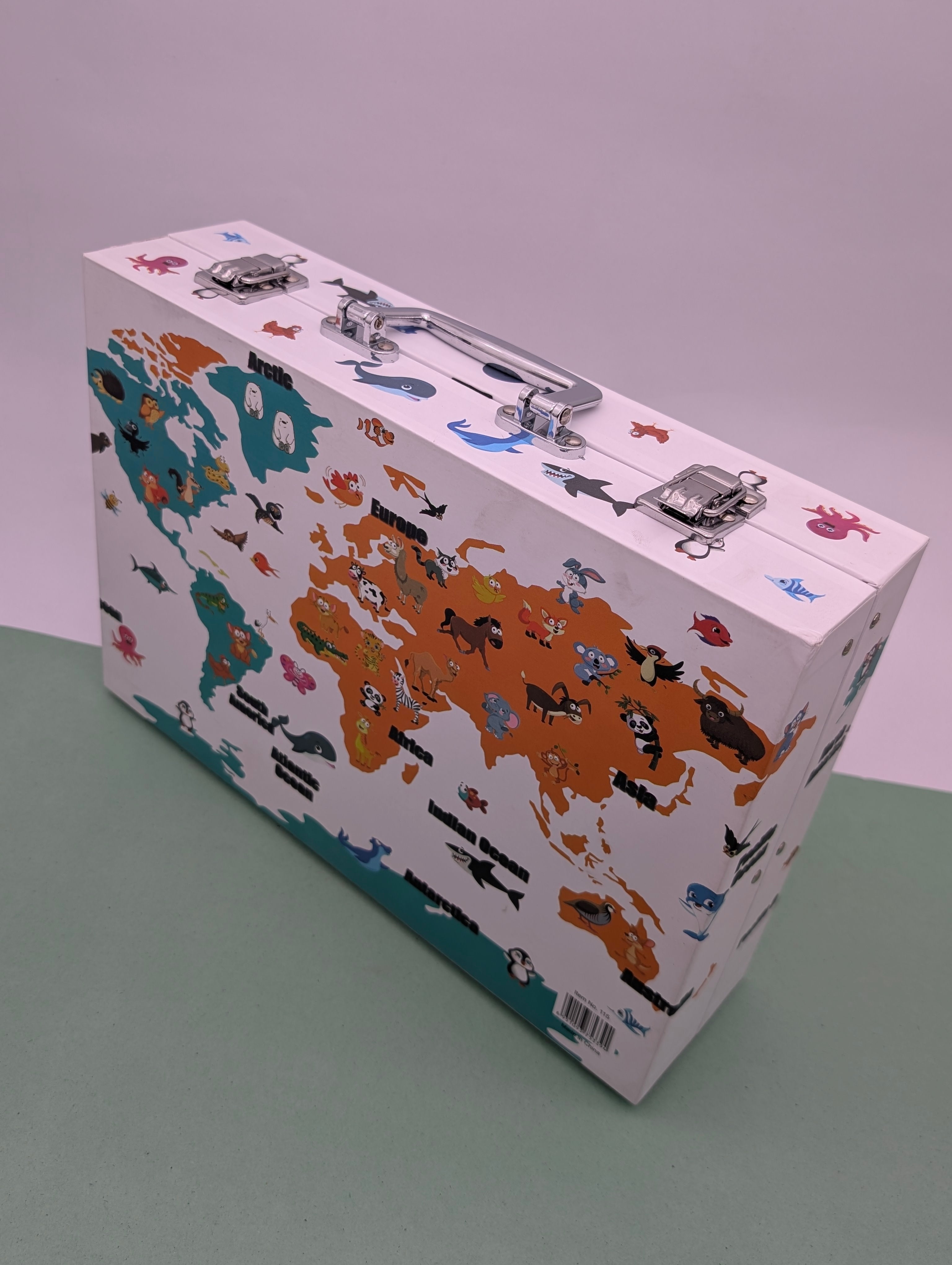 SPACE PARTY & WORLD ADVENTURE COLOURING-SETS 115PCS
