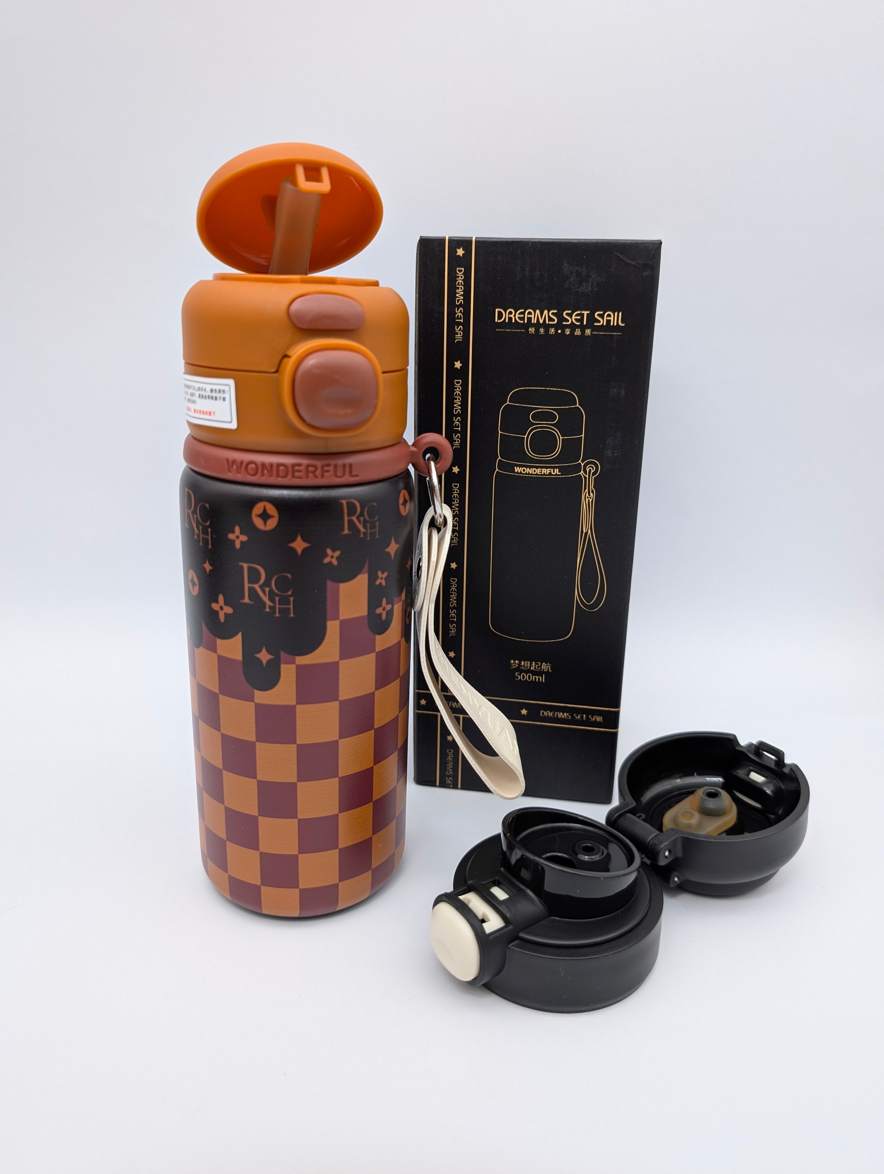 DREAM SET SAIL FLASK WATER BOTTLE