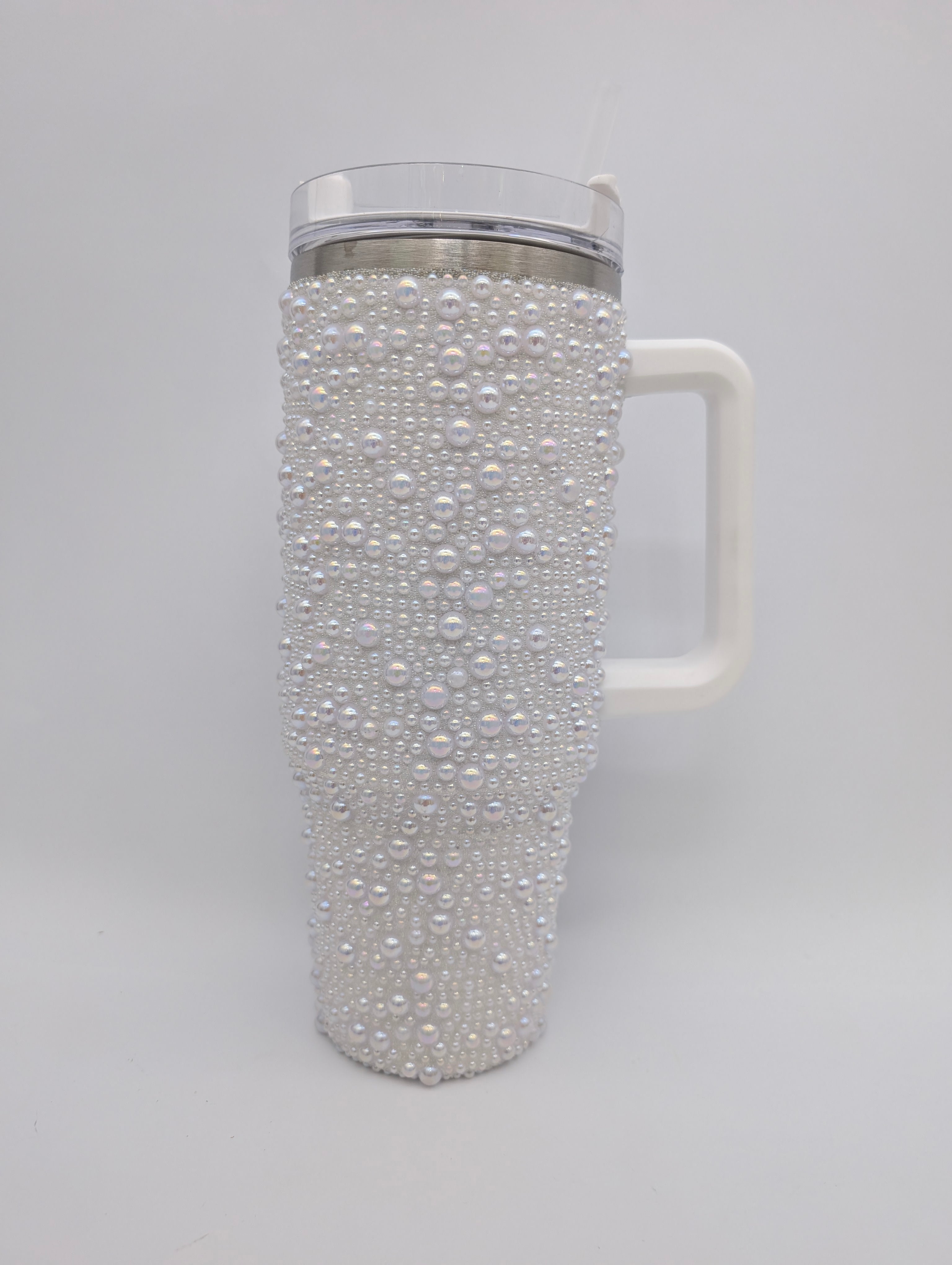 LUXURY PEARL BEADED TUMBLER CUPS