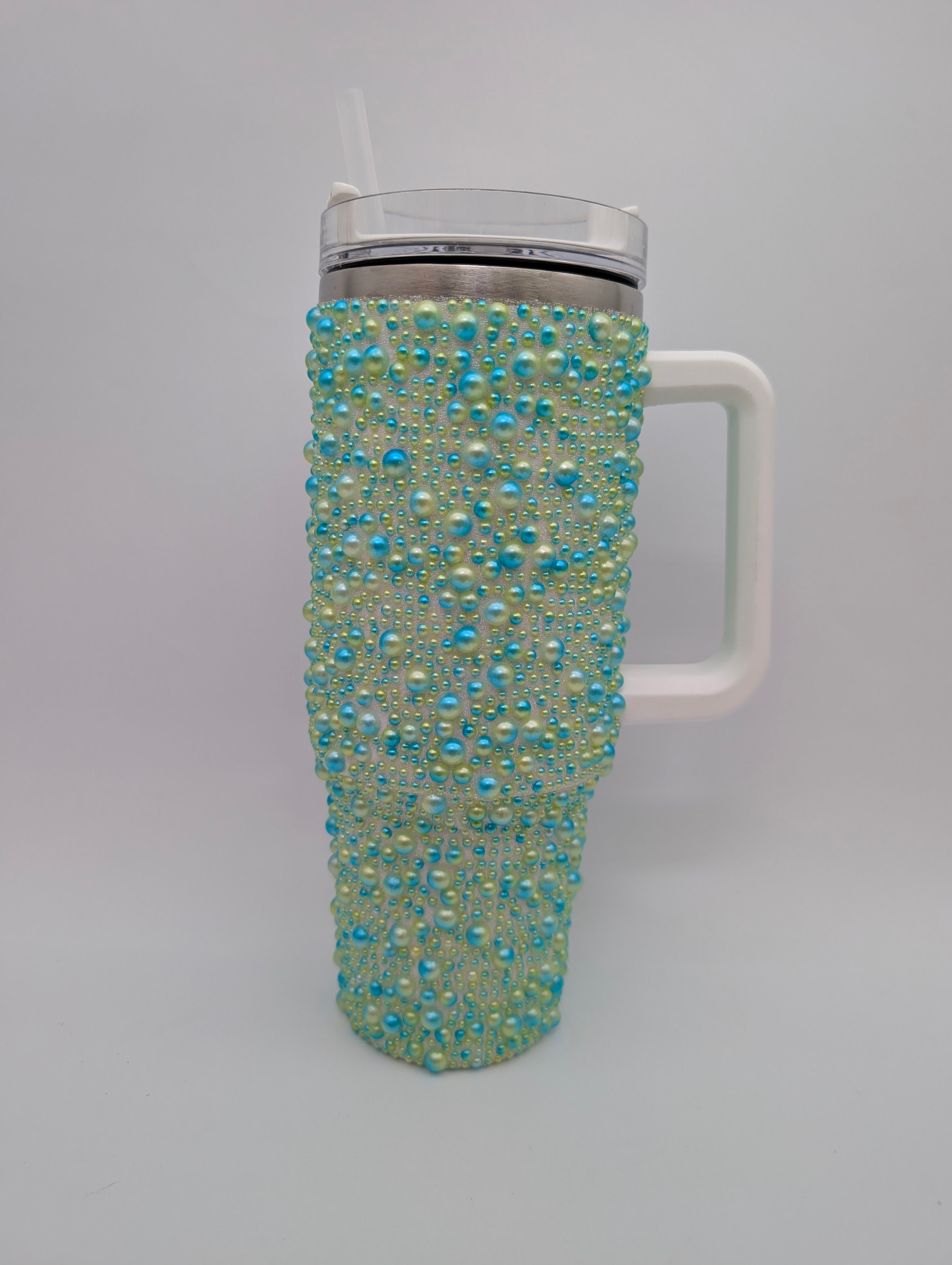 LUXURY PEARL BEADED TUMBLER CUPS