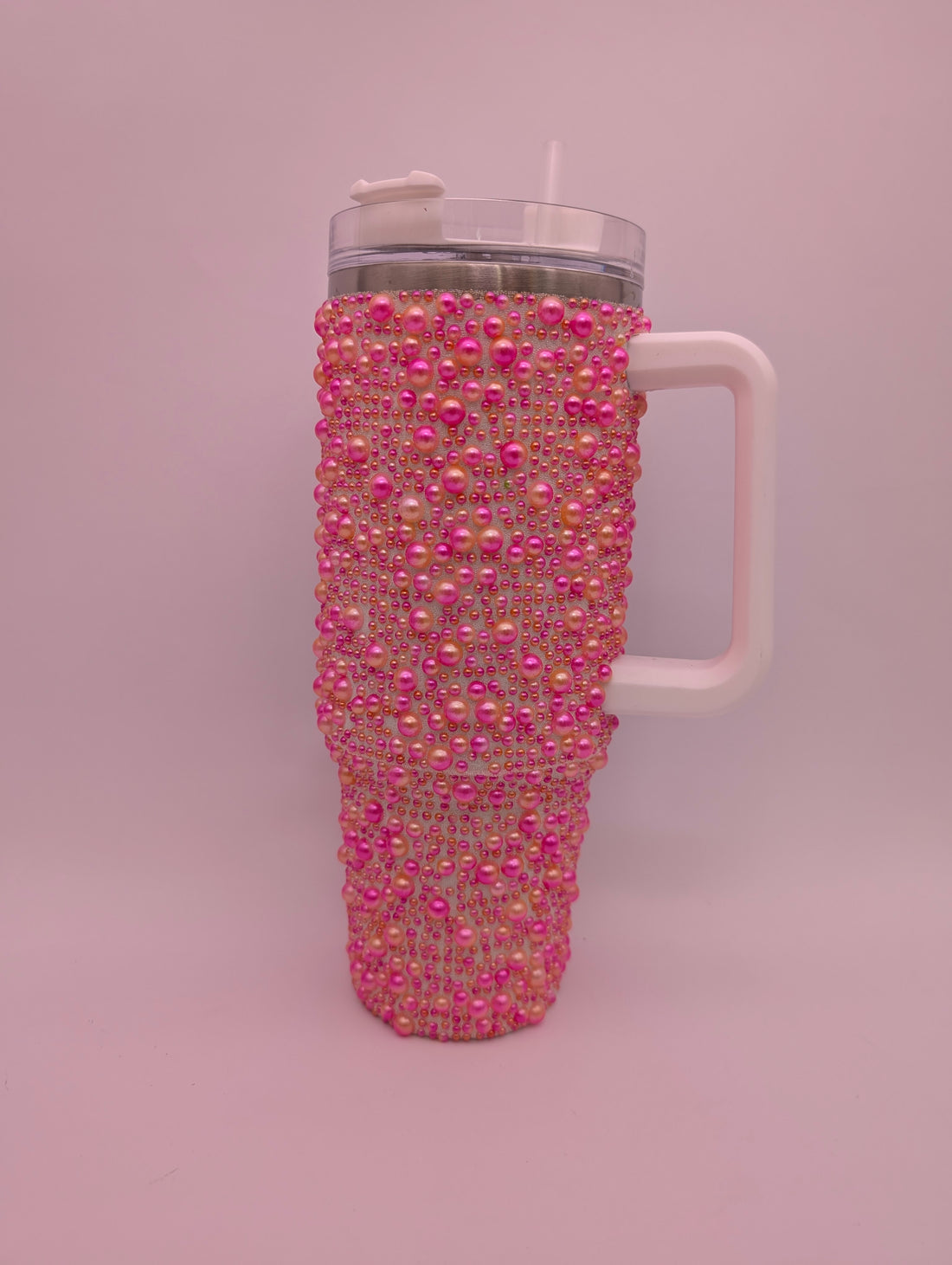 LUXURY PEARL BEADED TUMBLER CUPS
