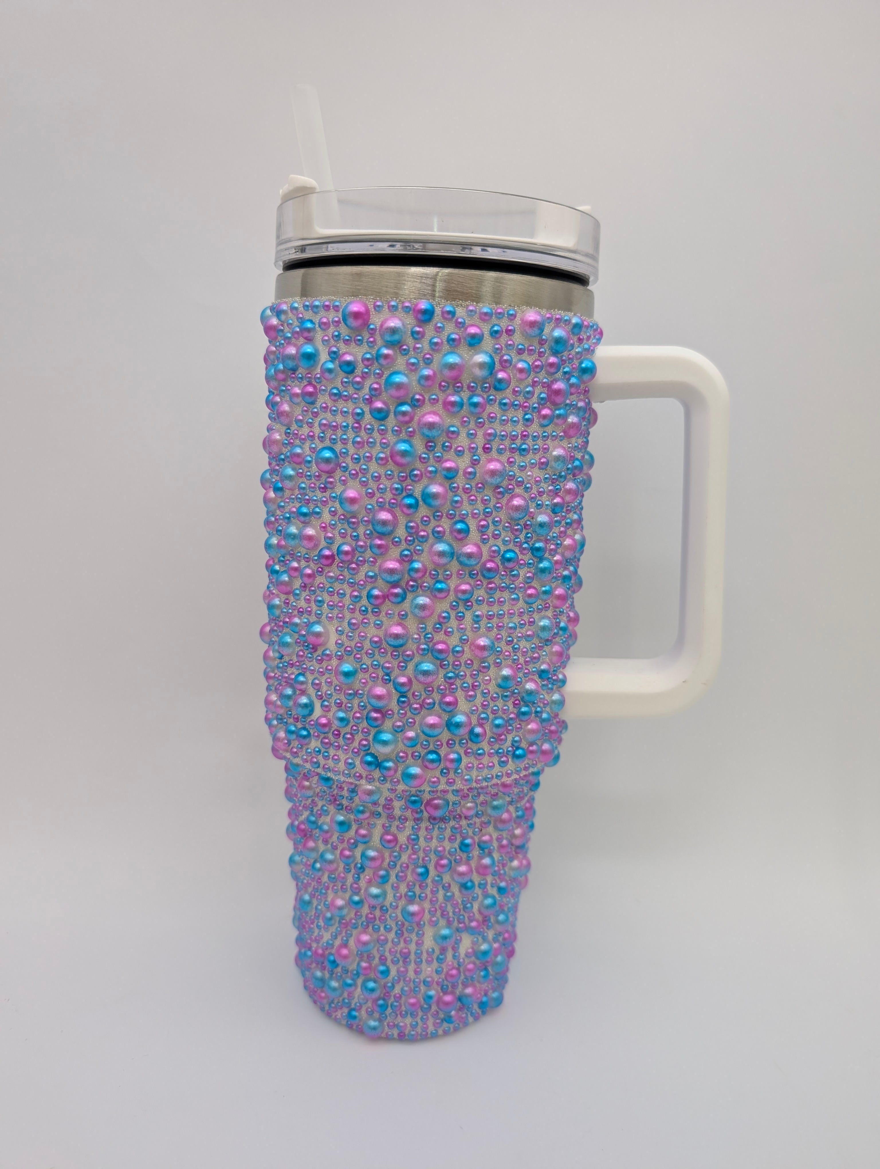 LUXURY PEARL BEADED TUMBLER CUPS