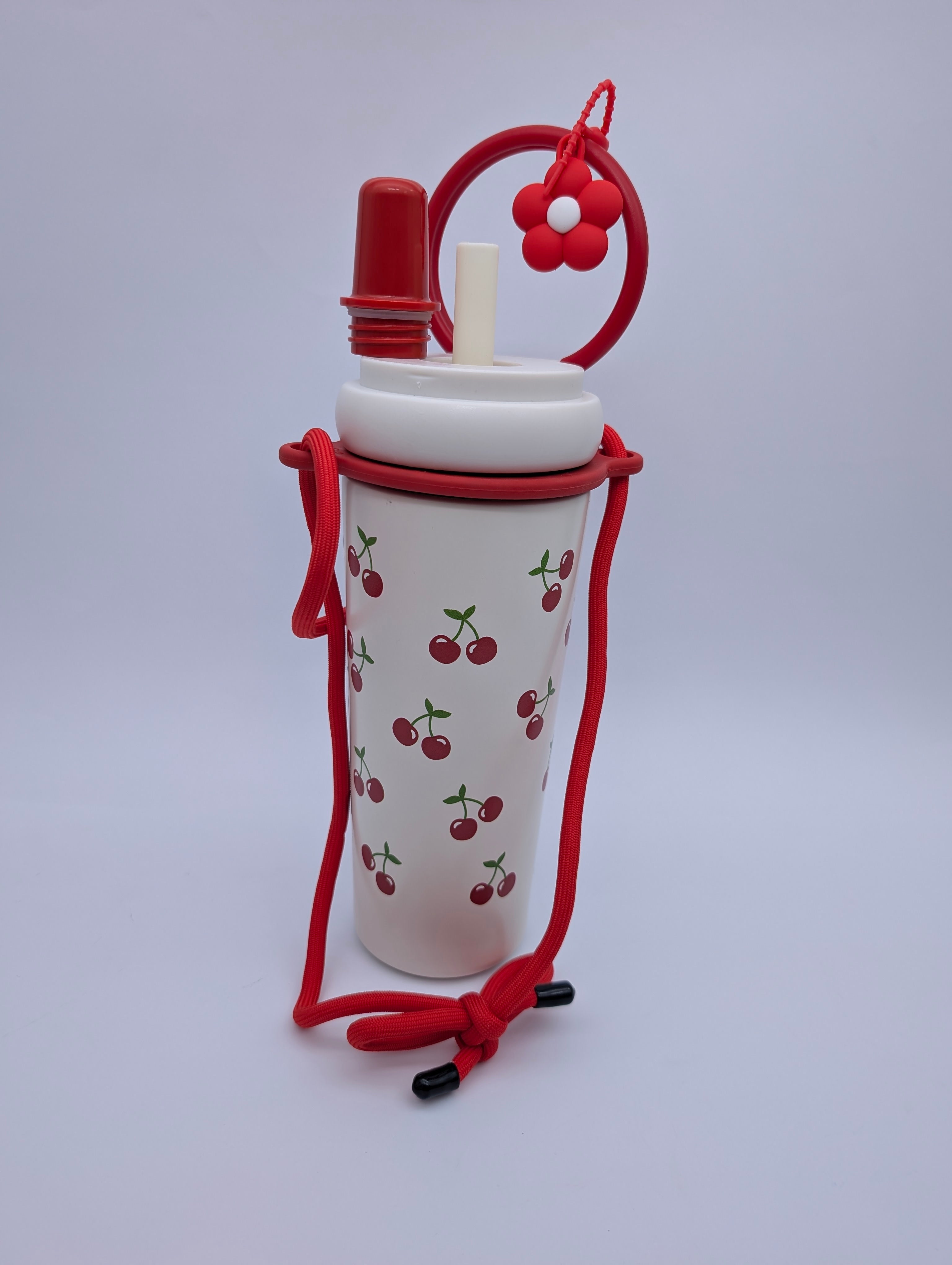 INSULATED TUMBLER WITH STRAW