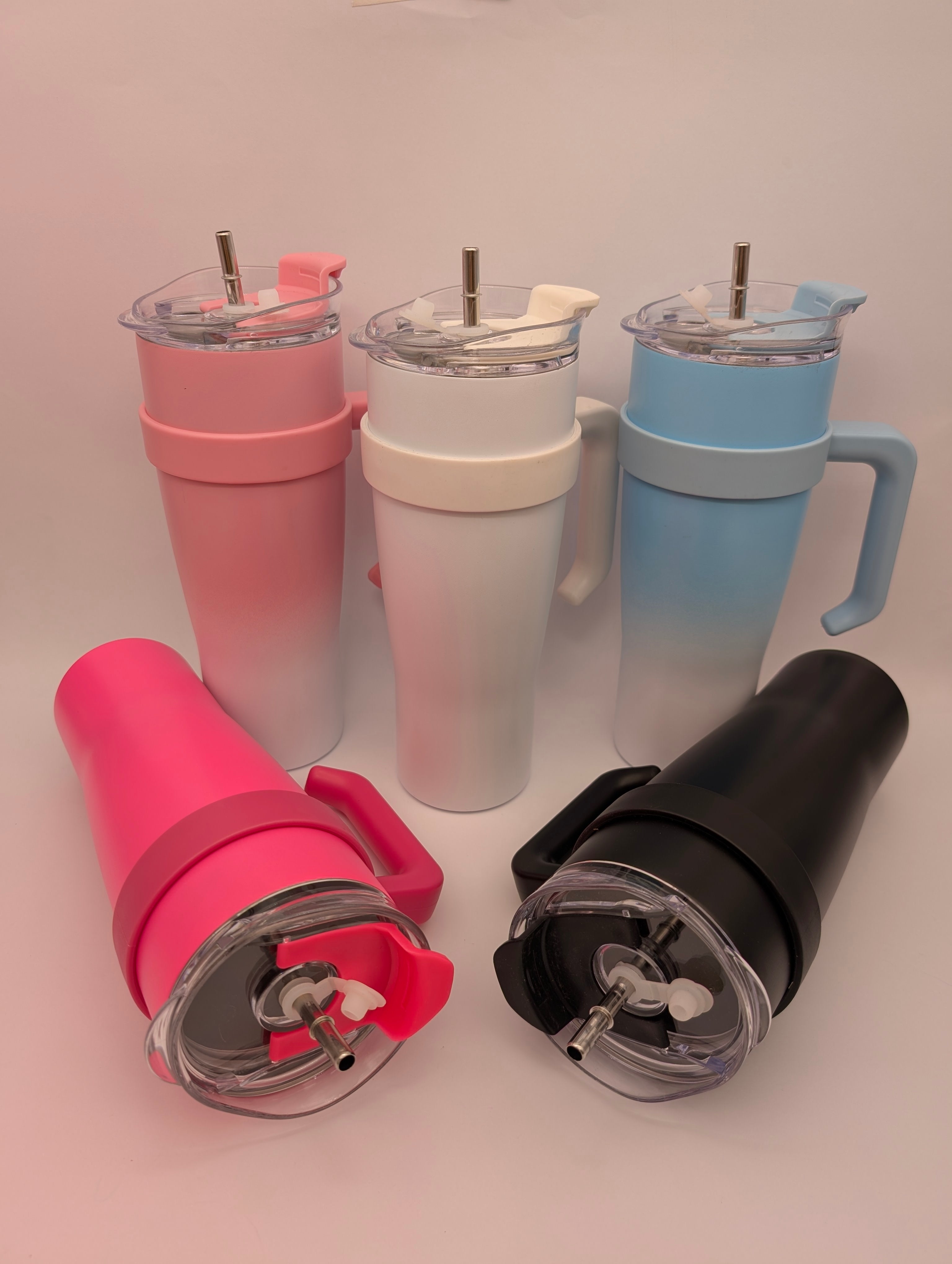LUXURY MIX COLOUR TUMBLER WITH STARW