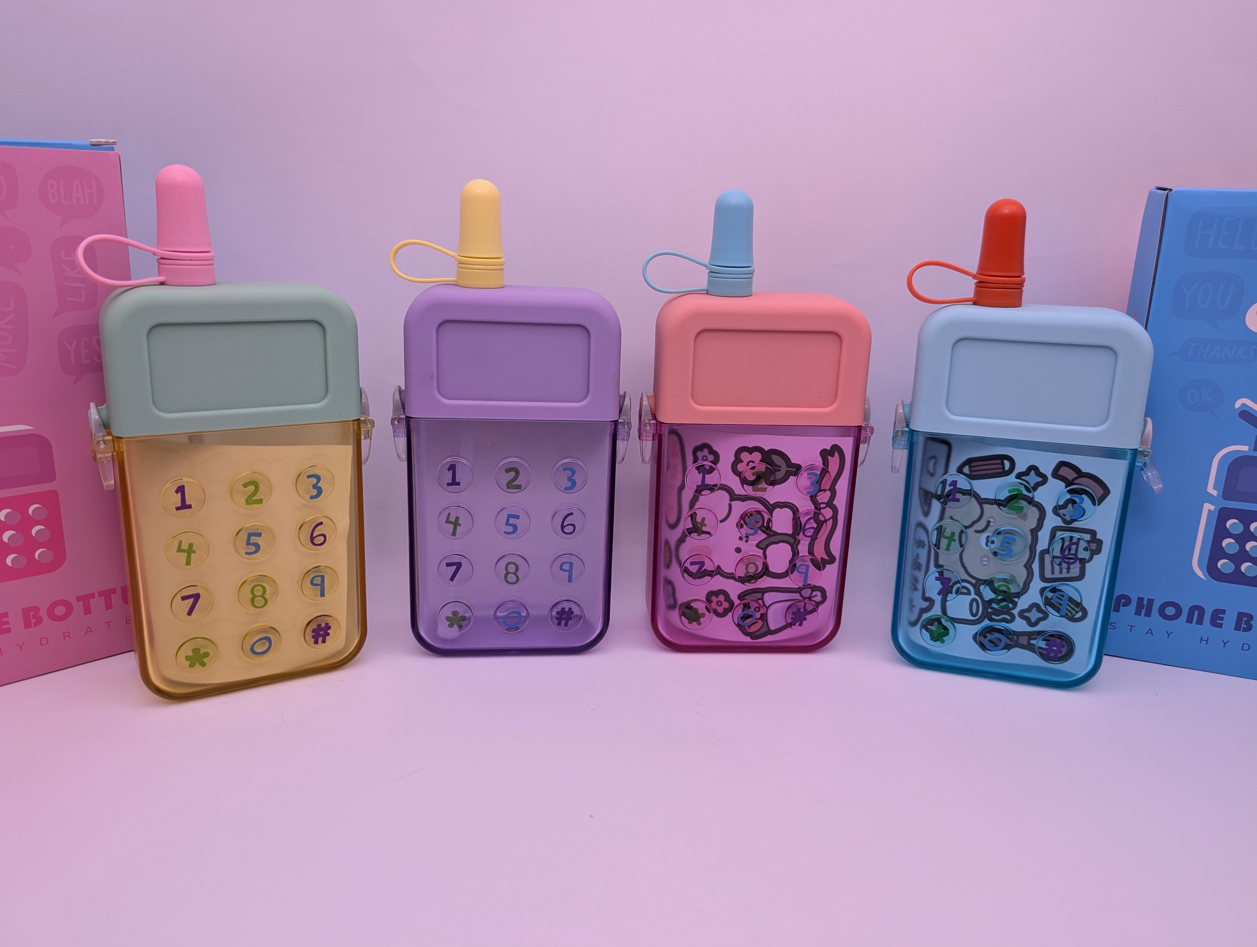 CUTE PHONE-SHAPED WATER BOTTLES
