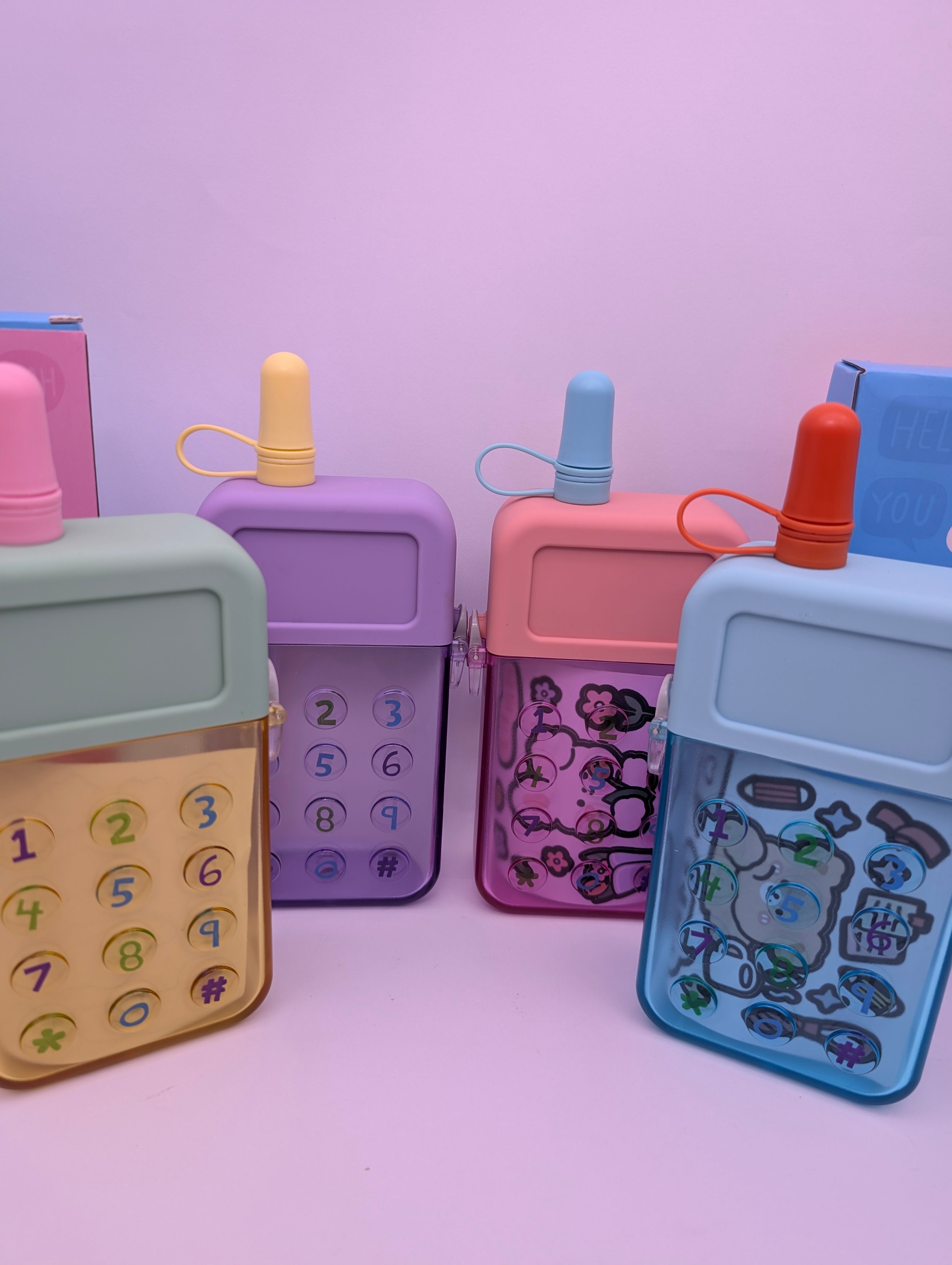 CUTE PHONE-SHAPED WATER BOTTLES