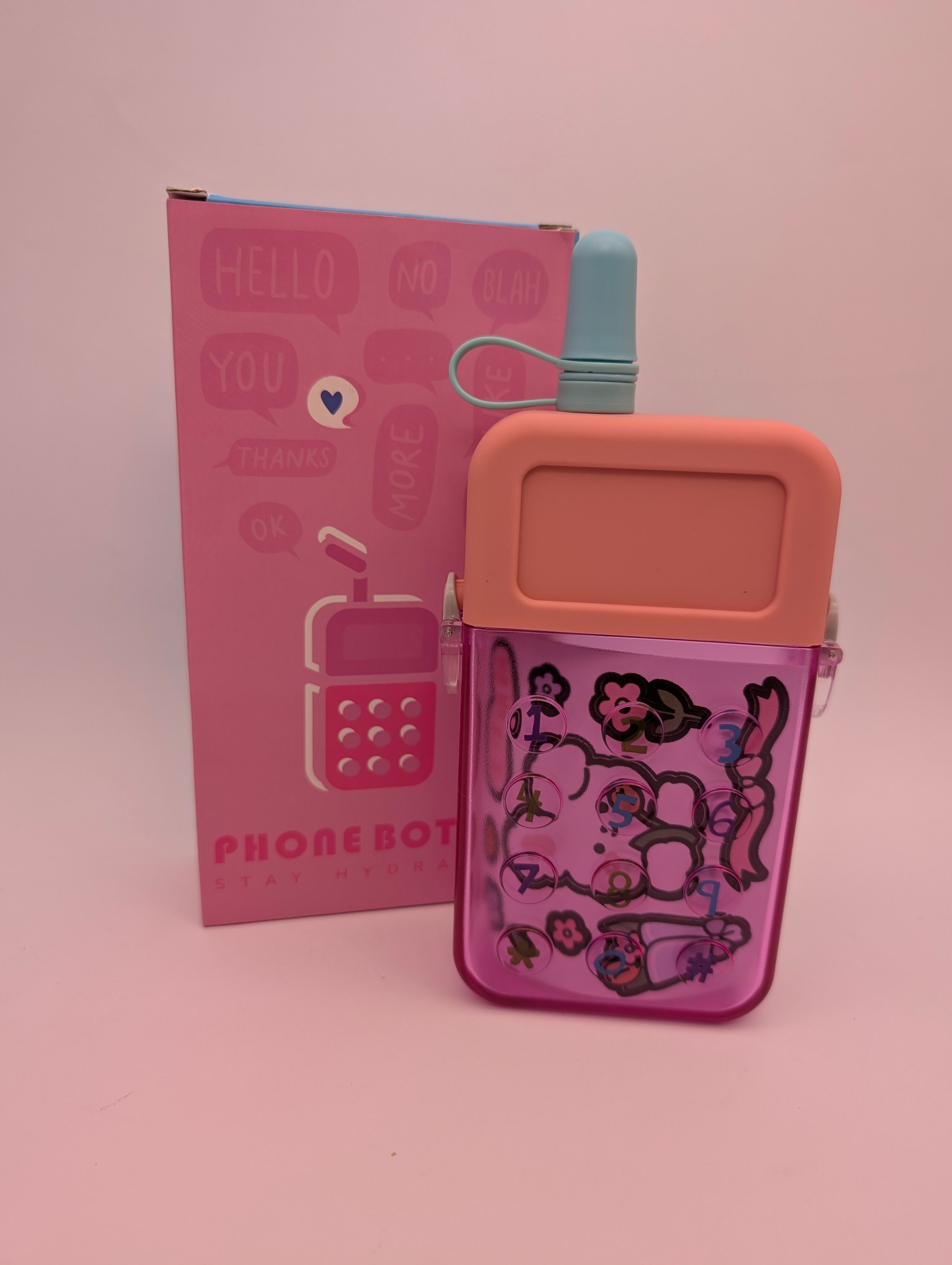 CUTE PHONE-SHAPED WATER BOTTLES