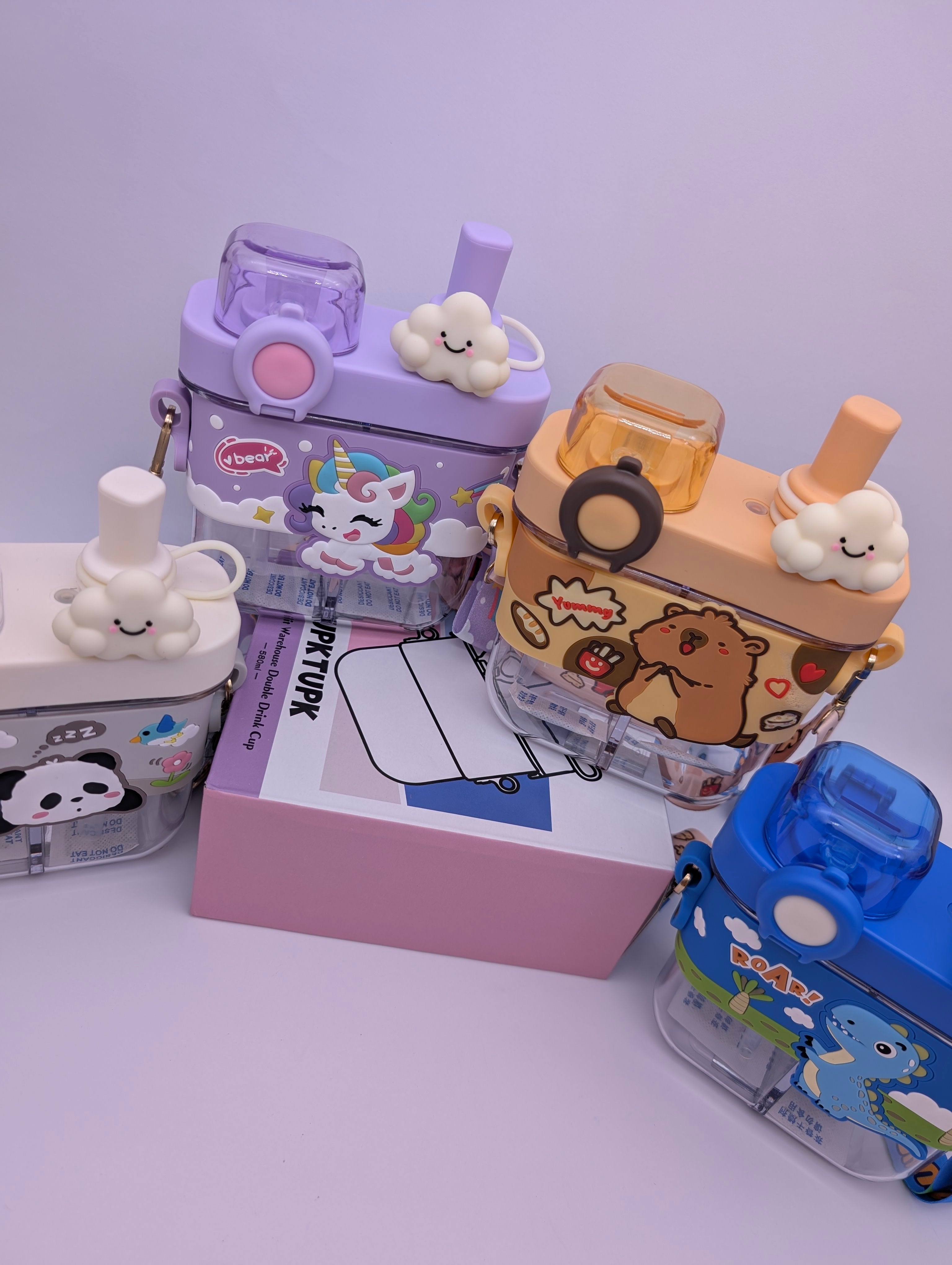 CUTE CARTOON ANIMAL WATER BOTTLES