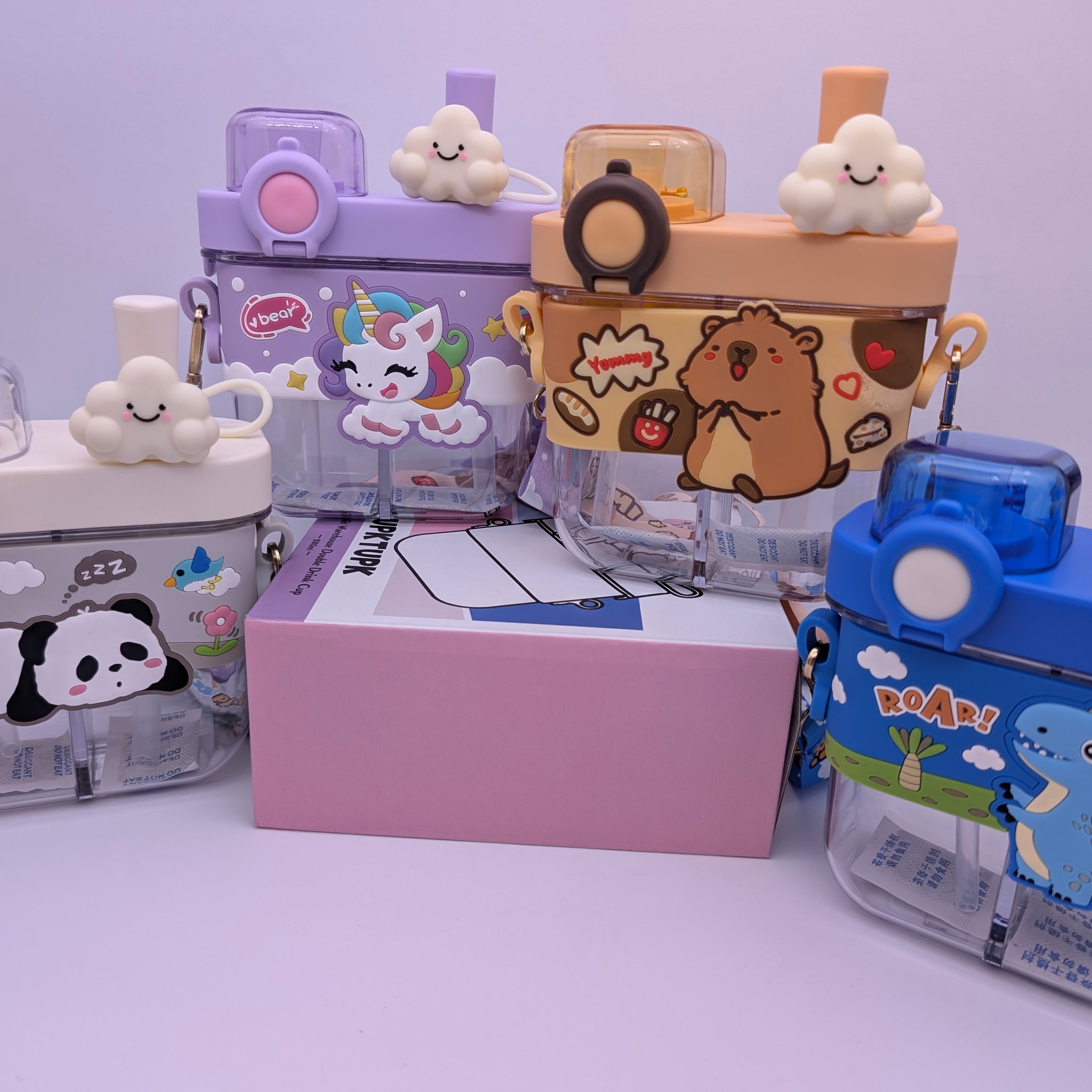 CUTE CARTOON ANIMAL WATER BOTTLES