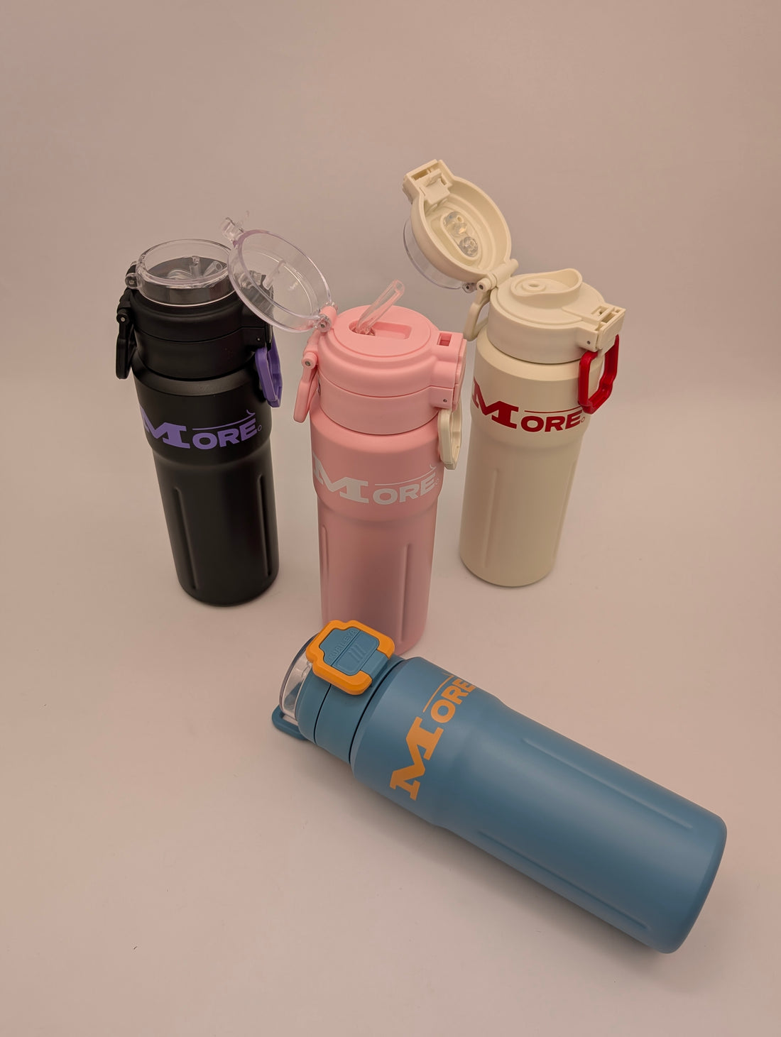 MORE FLIP-TOP WATER BOTTLES